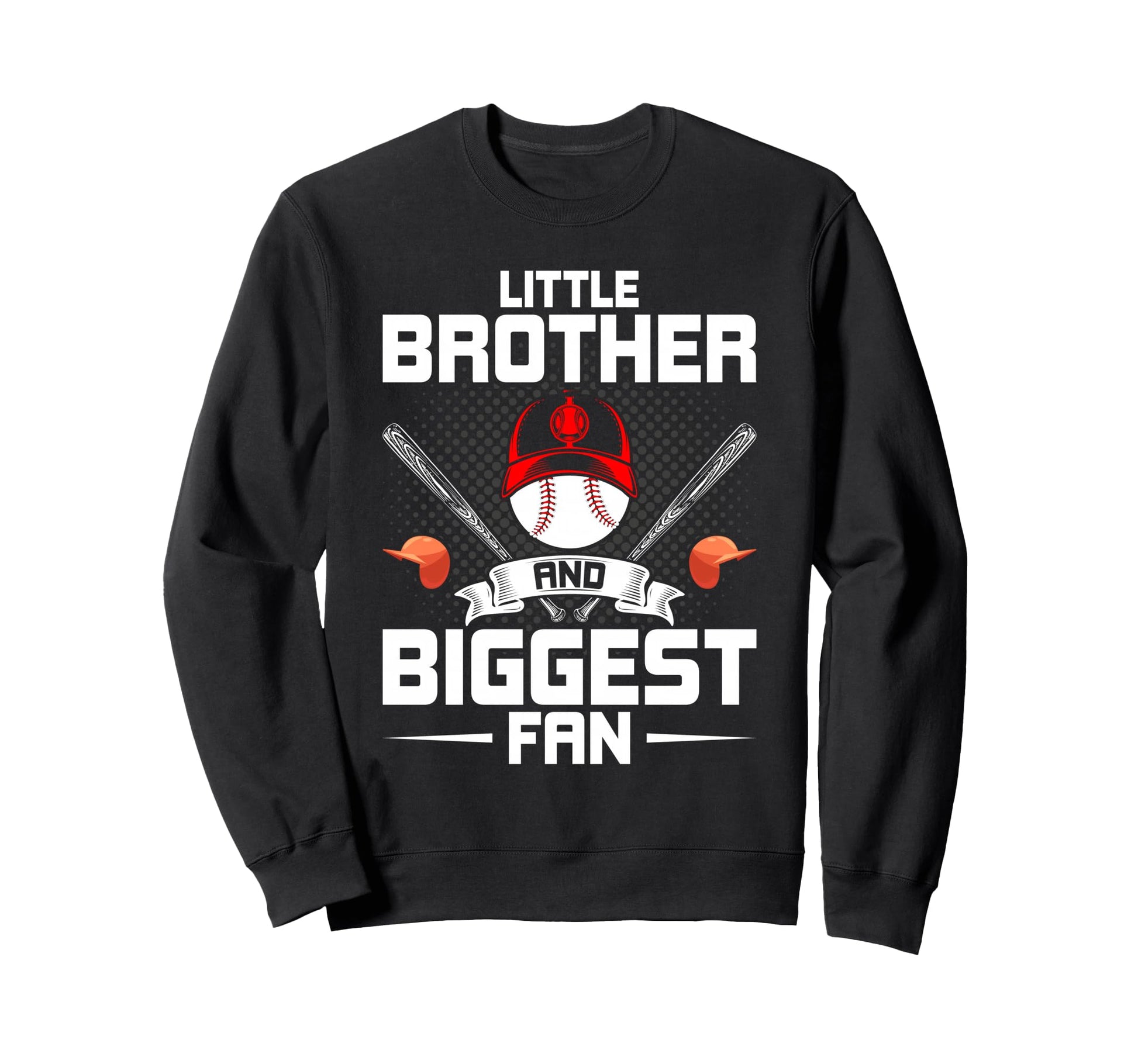 Little Brother And Biggest Fan Sweatshirt - Aesthetic Graphic for Adults - T-Shirt, Sweatshirt, Hoodie