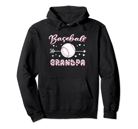 Baseball Grandpa Baseball Sport Lover Hoodie - Streetwear Style Men Women - T-Shirt, Sweatshirt, Hoodie
