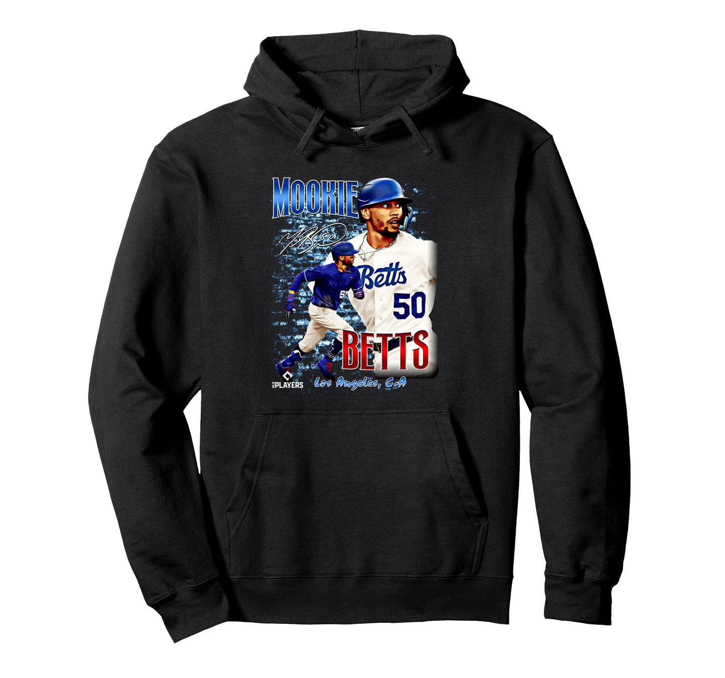 Mookie Betts Los Angeles Baseball Hoodie - Streetwear Style Men Women - T-Shirt, Sweatshirt, Hoodie