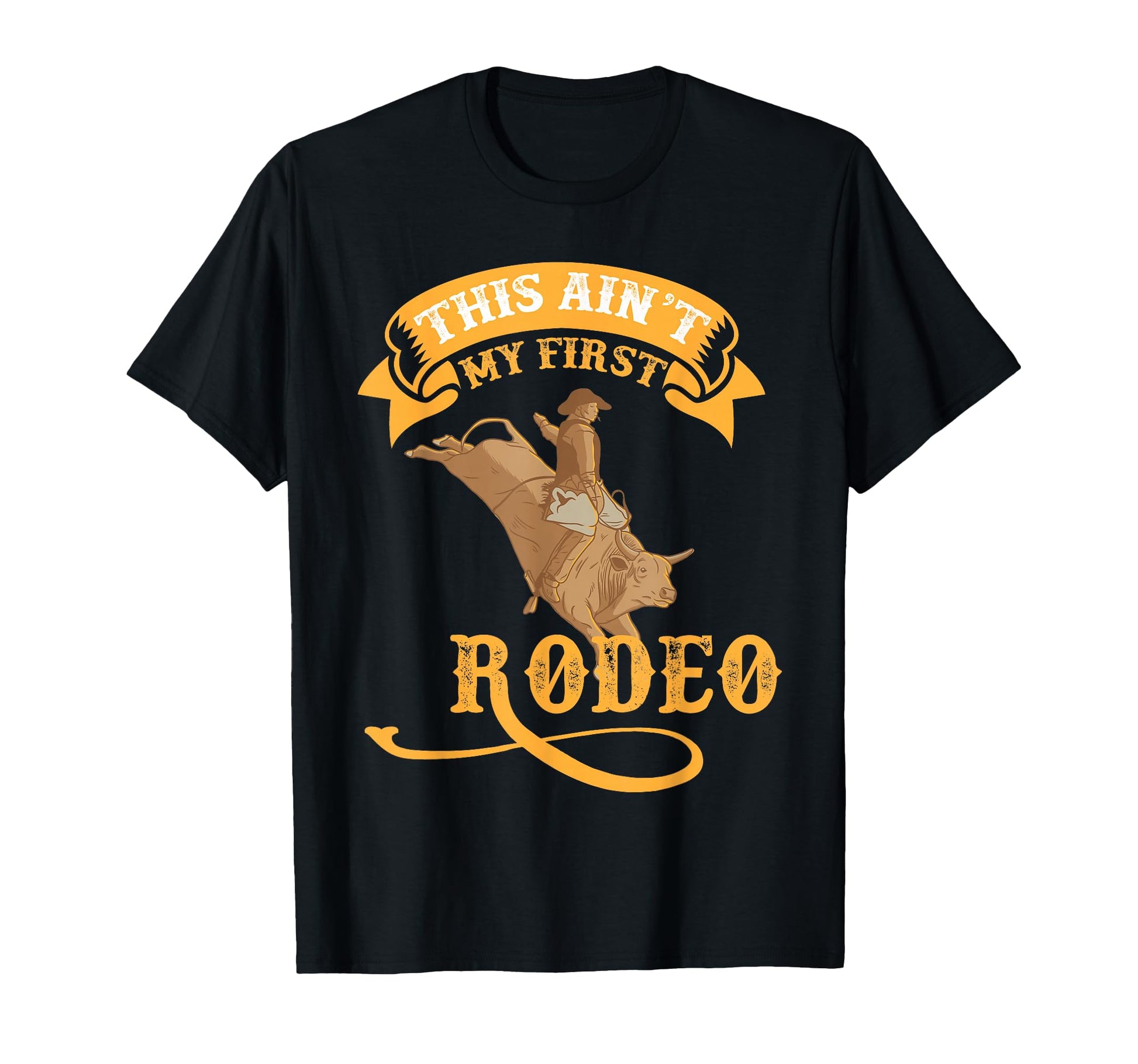 Bull Riding Rodeo Cowboy Western T-Shirt - Graphic Print for Adults - T-Shirt, Sweatshirt, Hoodie