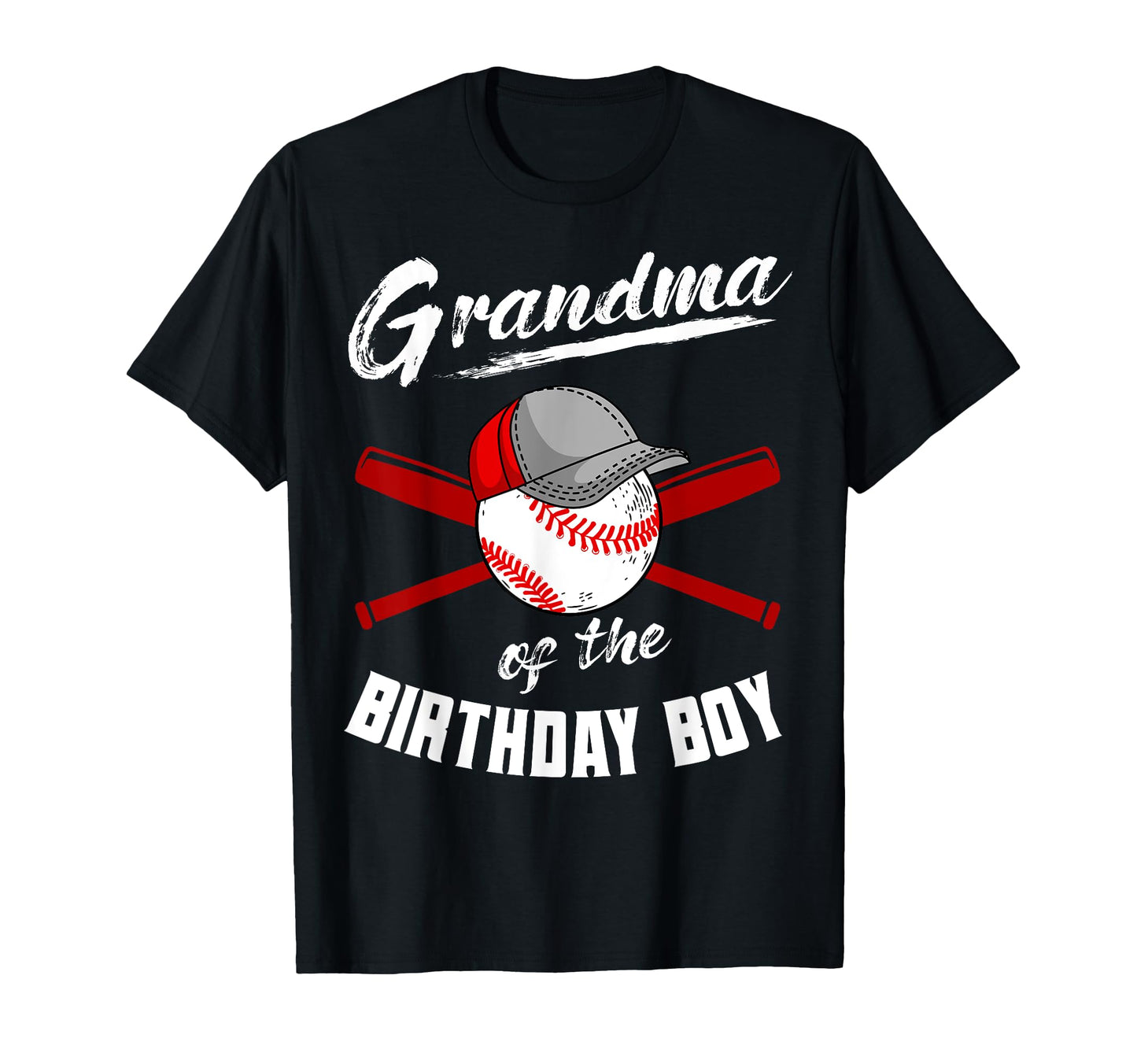 Grandma Birthday Baseball Bday Party T-Shirt - Casual Everyday Wear Unisex - T-Shirt, Sweatshirt, Hoodie