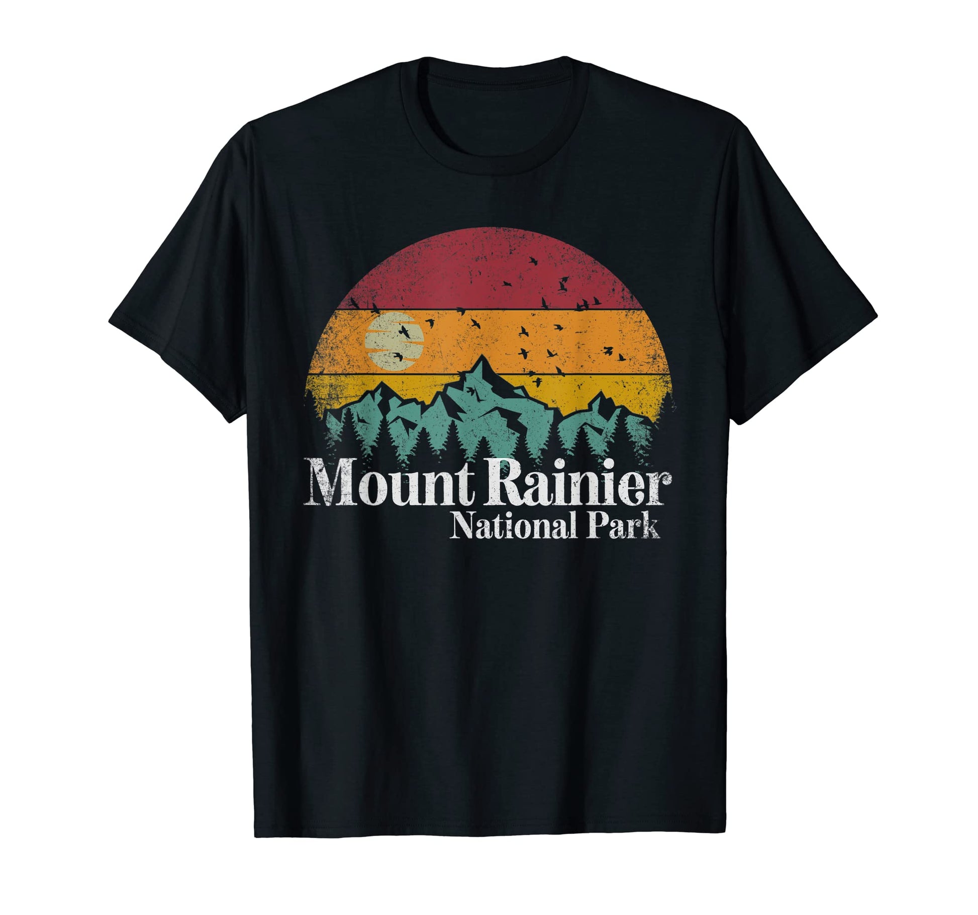 Mt Mount Rainer National Park T-Shirt - Unique Graphic for Adults - T-Shirt, Sweatshirt, Hoodie