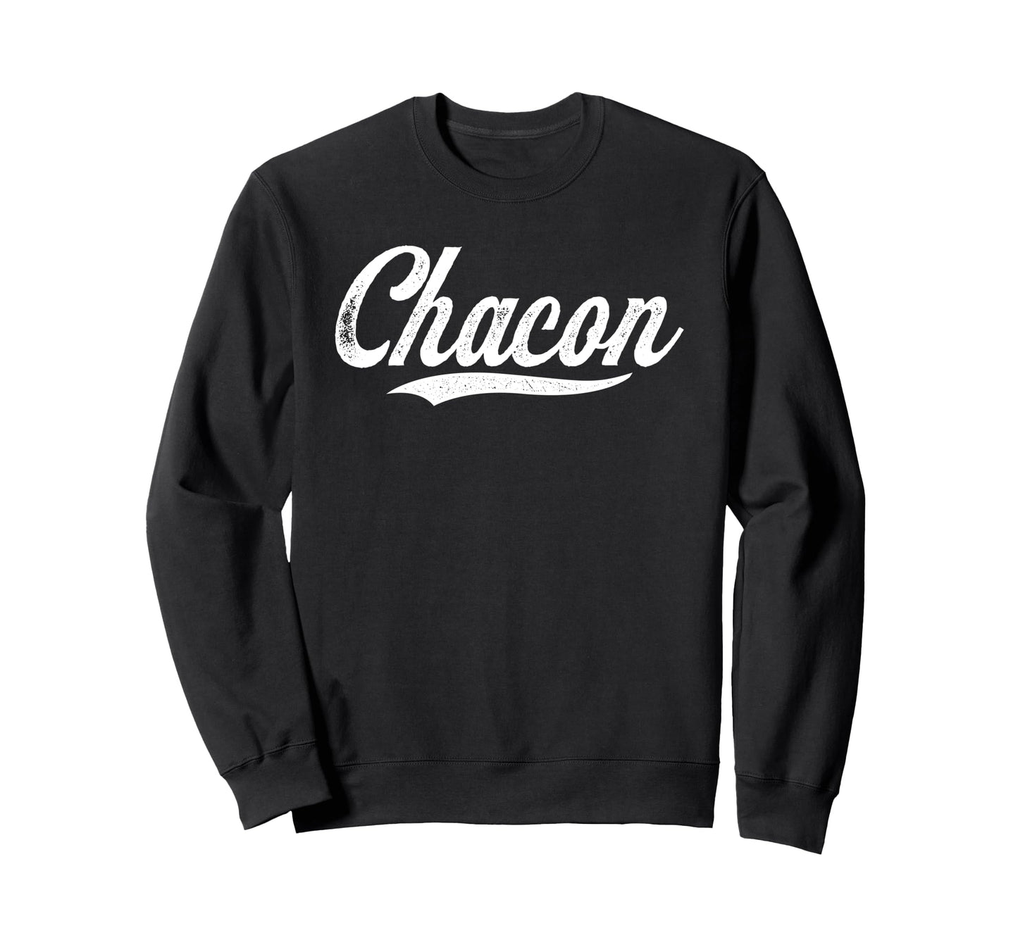Distressed Script Javier Chacon Sweatshirt - Aesthetic Graphic Men Women - T-Shirt, Sweatshirt, Hoodie