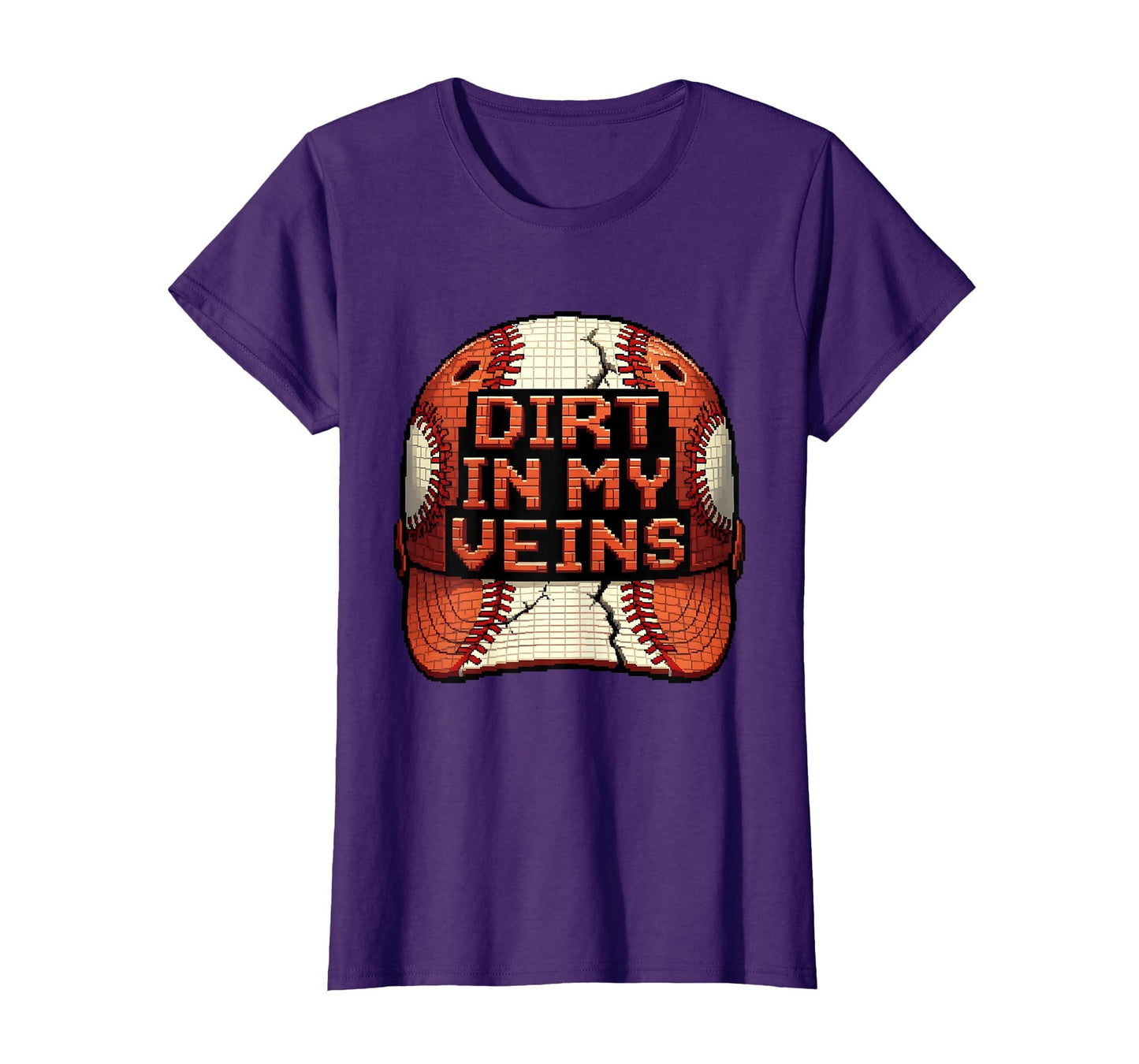 Dirt My Veins Baseball T-Shirt - Casual Everyday Wear Men Women - T-Shirt, Sweatshirt, Hoodie