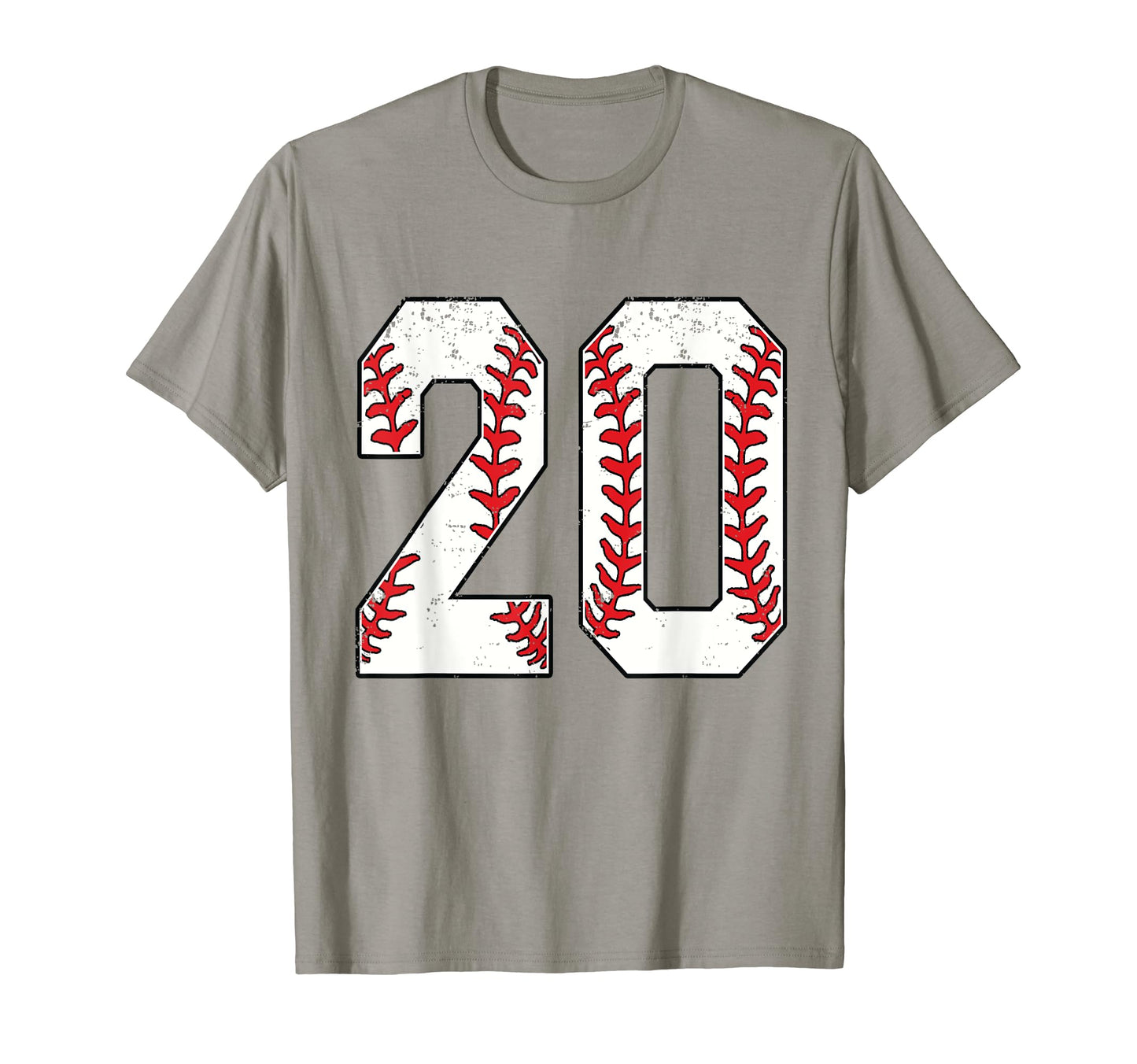 Number 20 Baseball 20 Jersey Number T-Shirt - Streetwear Style for Adults - T-Shirt, Sweatshirt, Hoodie