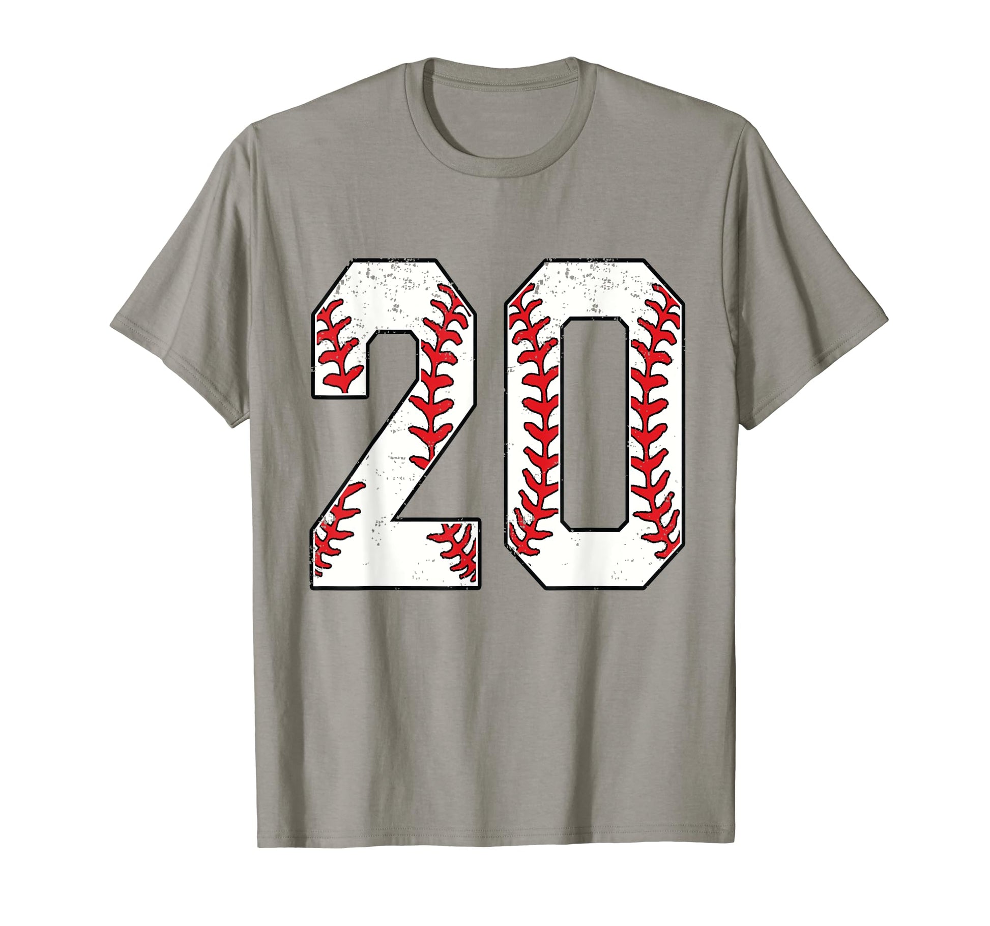 Number 20 Baseball 20 Jersey Number T-Shirt - Streetwear Style for Adults - T-Shirt, Sweatshirt, Hoodie