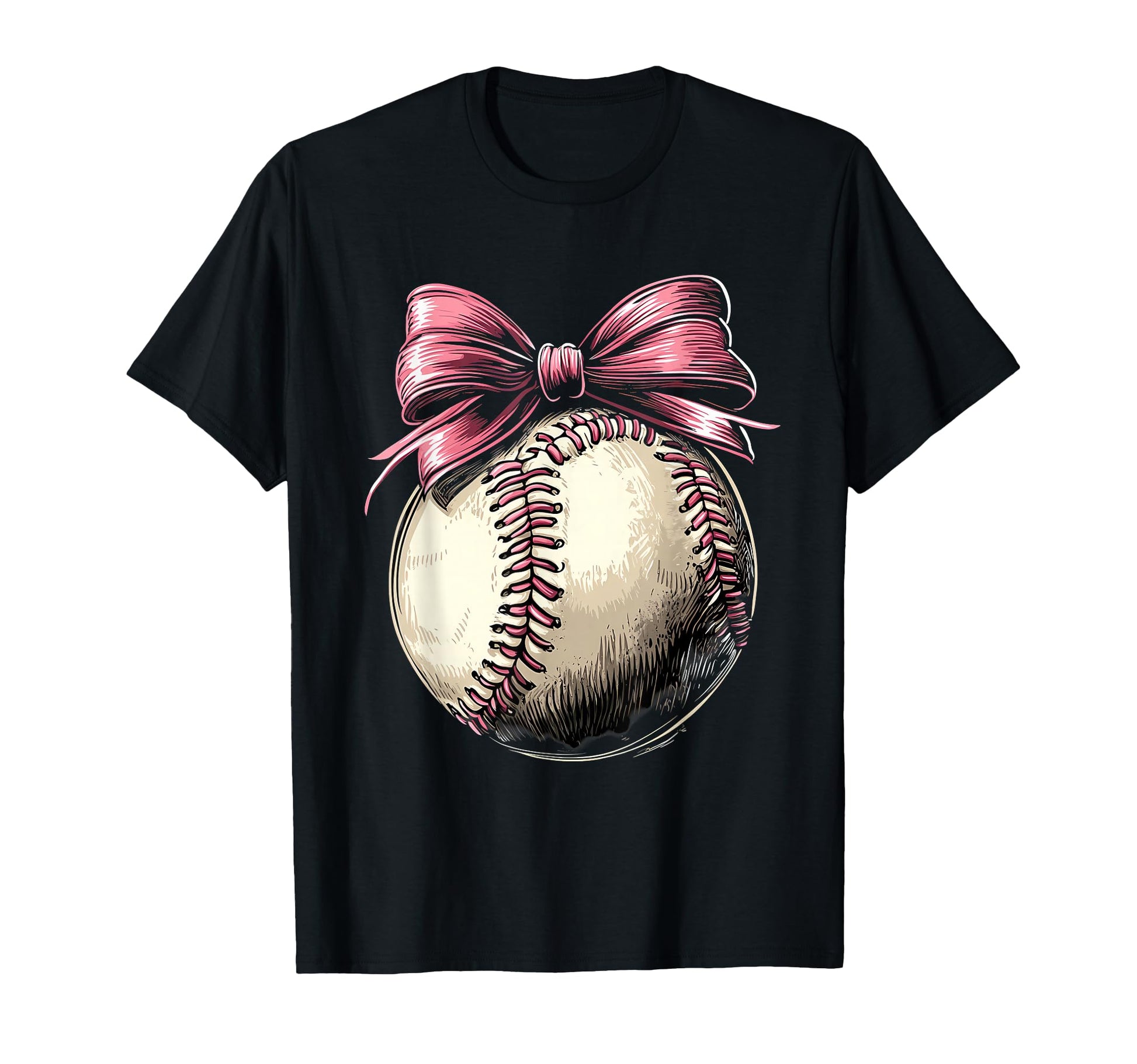 Baseball Coquette Bow Baseball Game T-Shirt - Streetwear Style Men Women - T-Shirt, Sweatshirt, Hoodie
