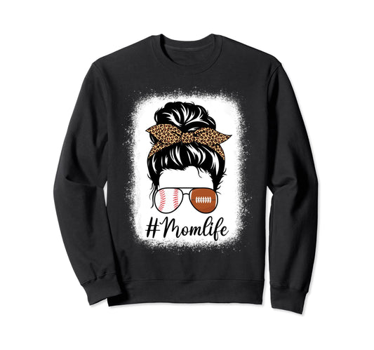 American Football And Baseball Sweatshirt - Minimalist Print for Adults - T-Shirt, Sweatshirt, Hoodie