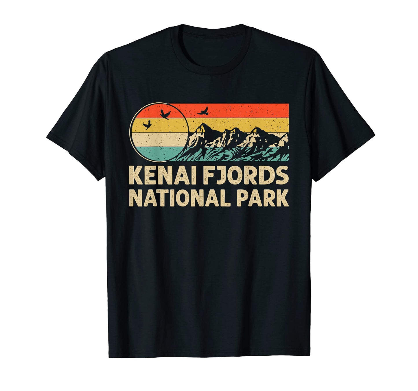 Hiking Camping Lover Kenai Fjords T-Shirt - Minimalist Print Unisex - T-Shirt, Sweatshirt, Hoodie