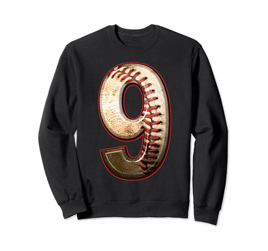 9Th Birthday Party Nine 9 Year Old Sweatshirt - Trendy Graphic Unisex - T-Shirt, Sweatshirt, Hoodie