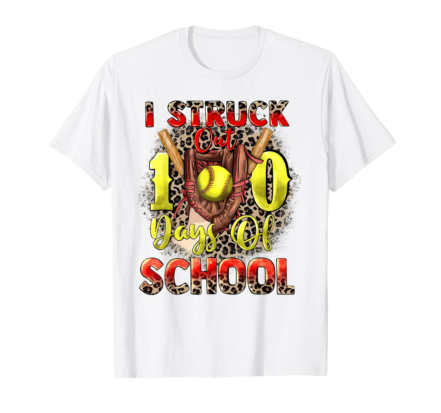 I Struck Out 100 Days School T-Shirt - Custom Art Print for Adults - T-Shirt, Sweatshirt, Hoodie
