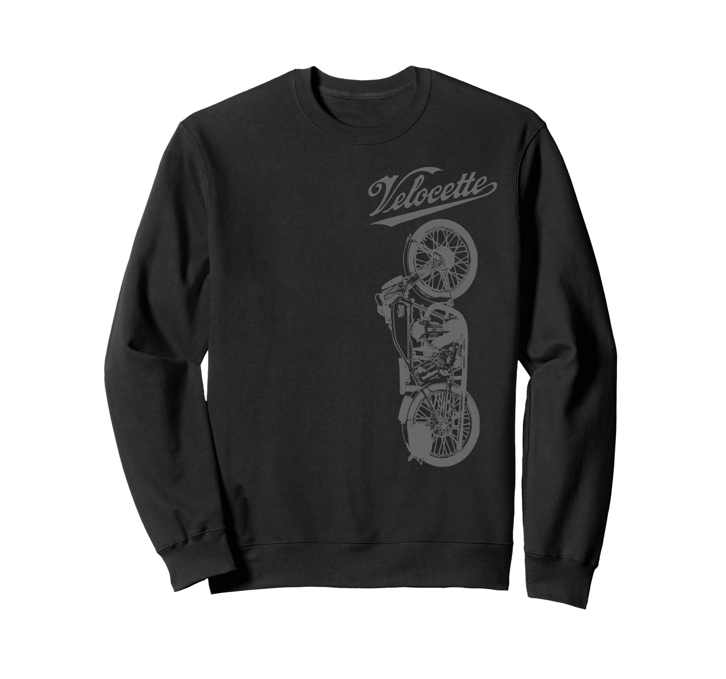 Vincent Velocette Motorcycle Sweatshirt - Streetwear Style Unisex - T-Shirt, Sweatshirt, Hoodie