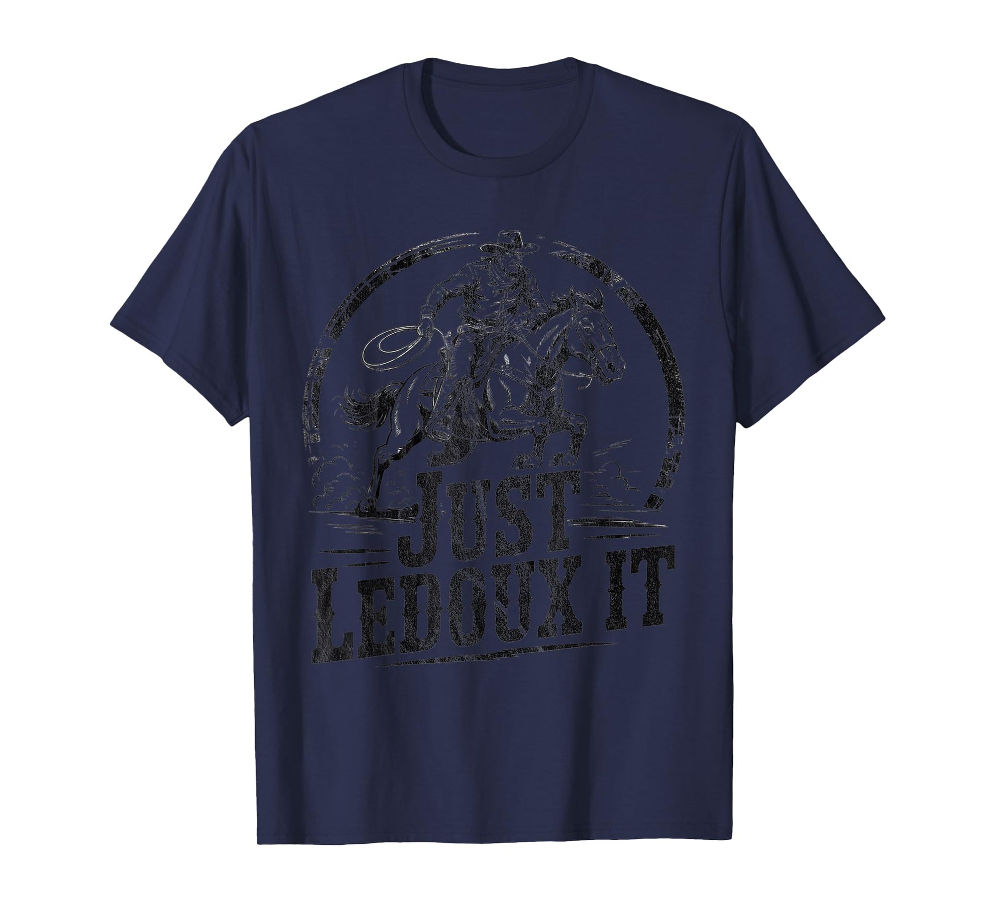 Western Horse Rider Country Cowboy T-Shirt - Minimalist Print for Adults - T-Shirt, Sweatshirt, Hoodie