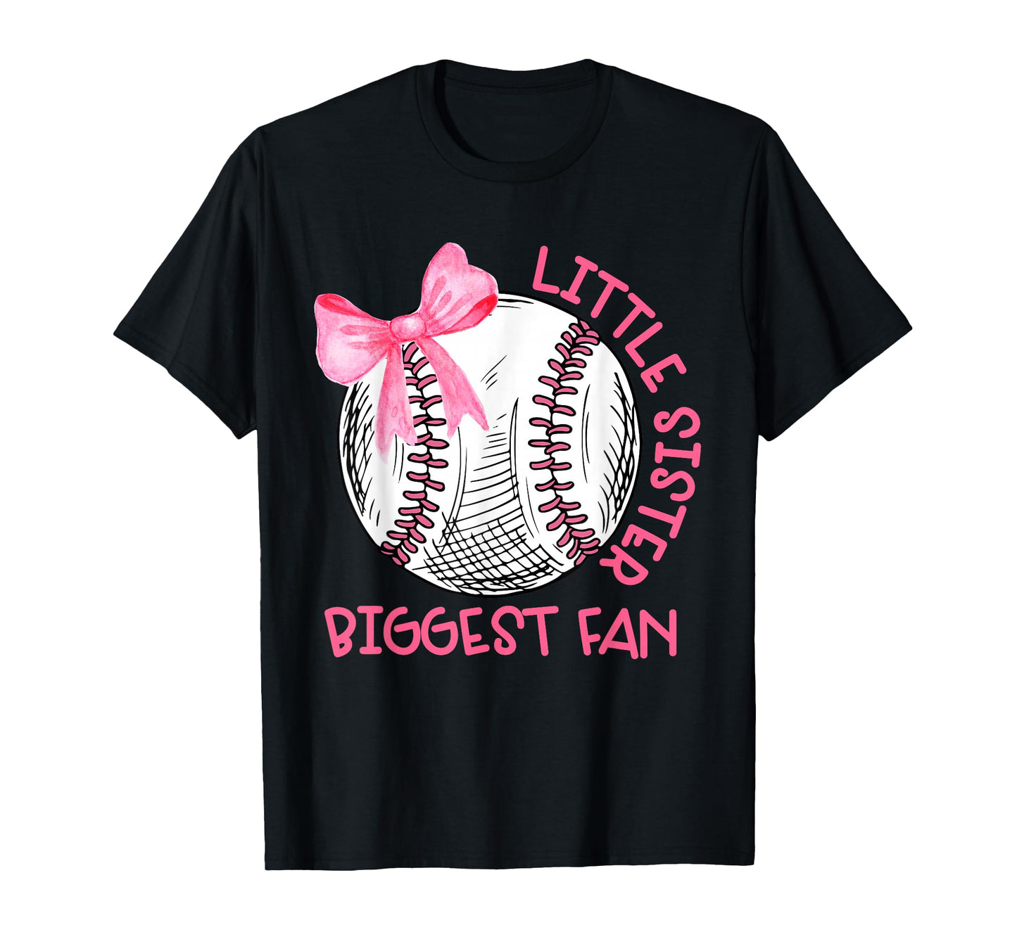 Bow Coquette Little Sister Biggest T-Shirt - Custom Art Print Men Women - T-Shirt, Sweatshirt, Hoodie
