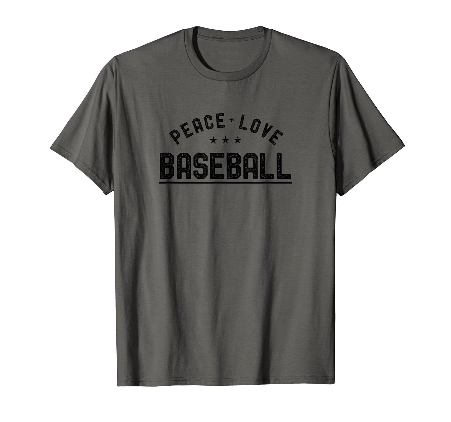 Peace Love Baseball Baseball Player T-Shirt - Unique Graphic Men Women - T-Shirt, Sweatshirt, Hoodie