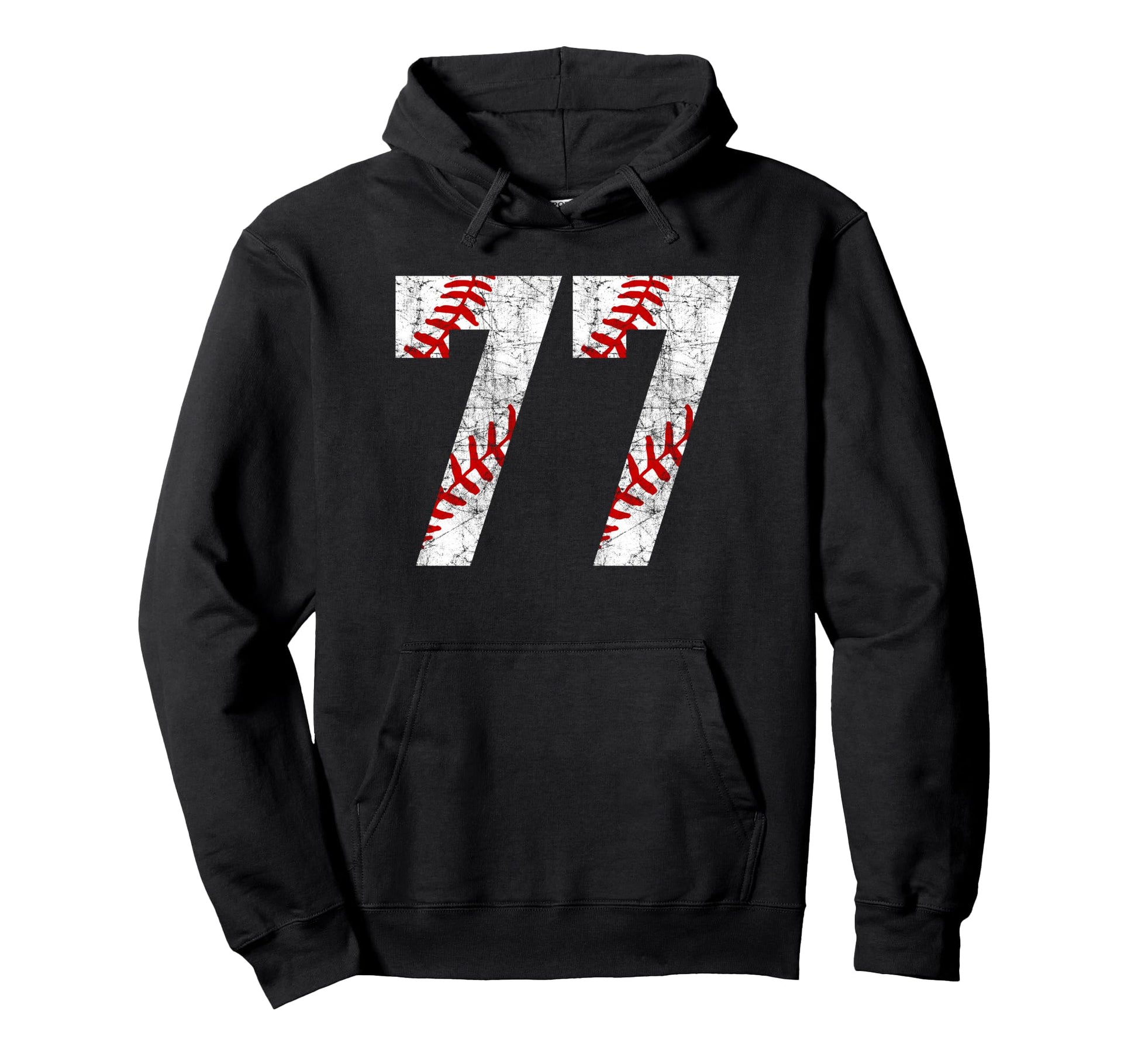 Baseball Mom 77 Jersey Baseball Hoodie - Casual Everyday Wear Unisex - T-Shirt, Sweatshirt, Hoodie