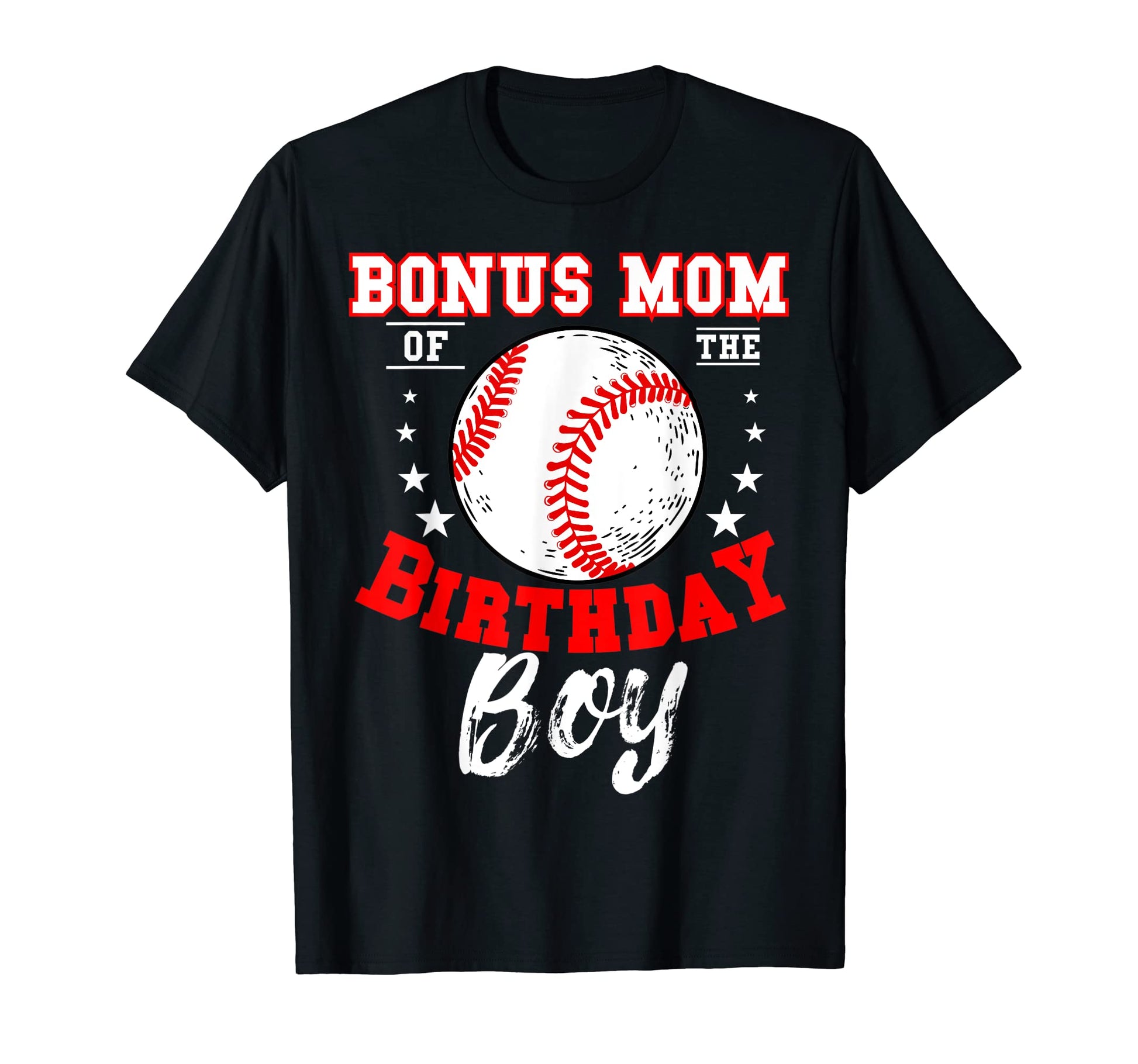 Bonus Mom Birthday Baseball Theme T-Shirt - Minimalist Print for Adults - T-Shirt, Sweatshirt, Hoodie