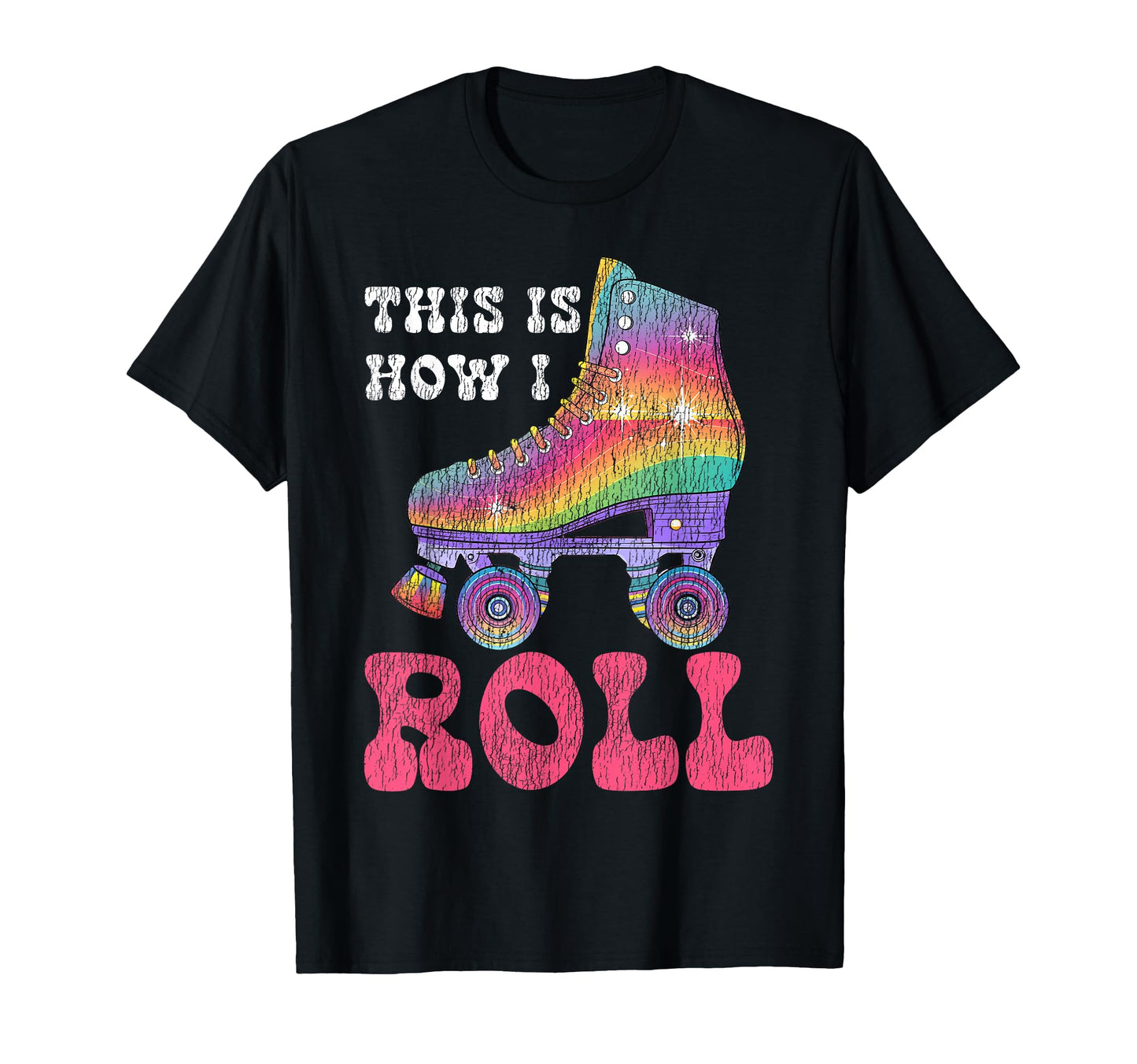 Roller Skating Skate 1970S This Is T-Shirt - Aesthetic Graphic Men Women - T-Shirt, Sweatshirt, Hoodie