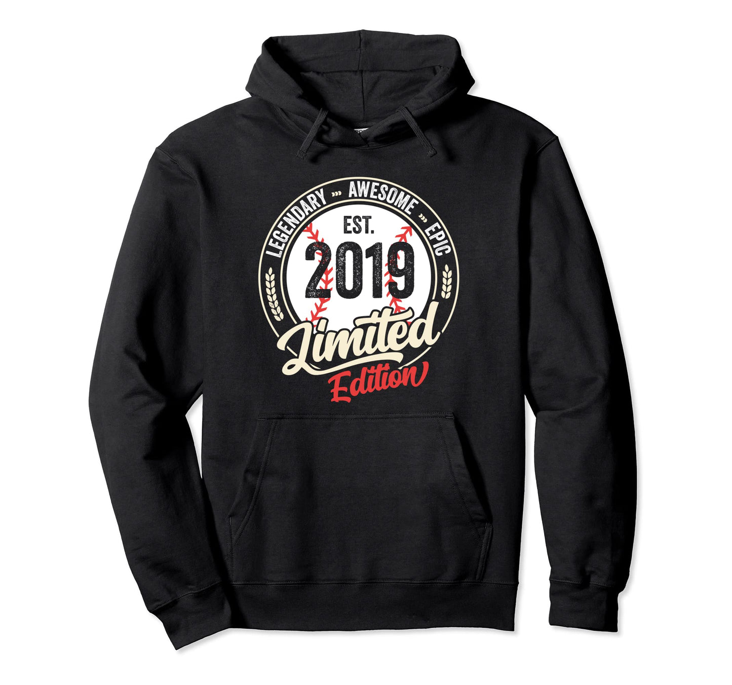 4 Years Old 2019 4Th Birthday Hoodie - Minimalist Print for Adults - T-Shirt, Sweatshirt, Hoodie