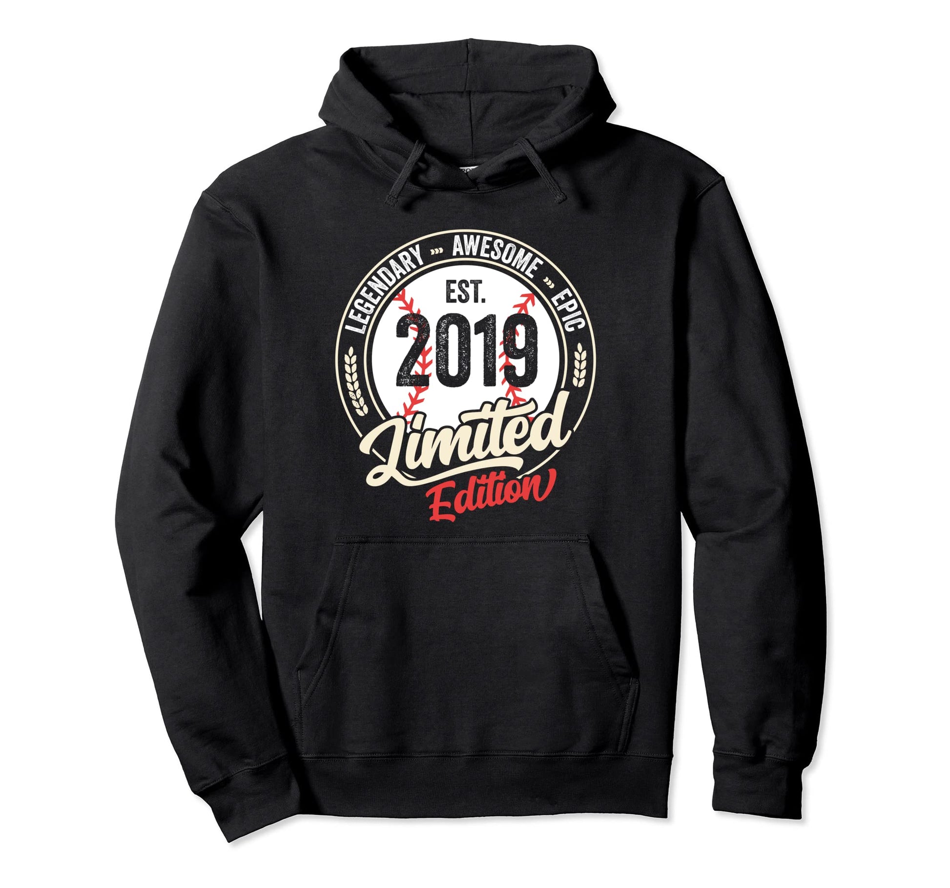 4 Years Old 2019 4Th Birthday Hoodie - Minimalist Print for Adults - T-Shirt, Sweatshirt, Hoodie
