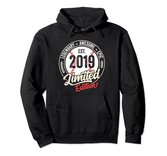 4 Years Old 2019 4Th Birthday Hoodie - Minimalist Print for Adults - T-Shirt, Sweatshirt, Hoodie
