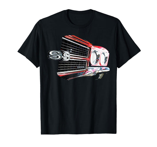 1970 Chevelle 70 American Muscle Car T-Shirt - Graphic Print for Adults - T-Shirt, Sweatshirt, Hoodie