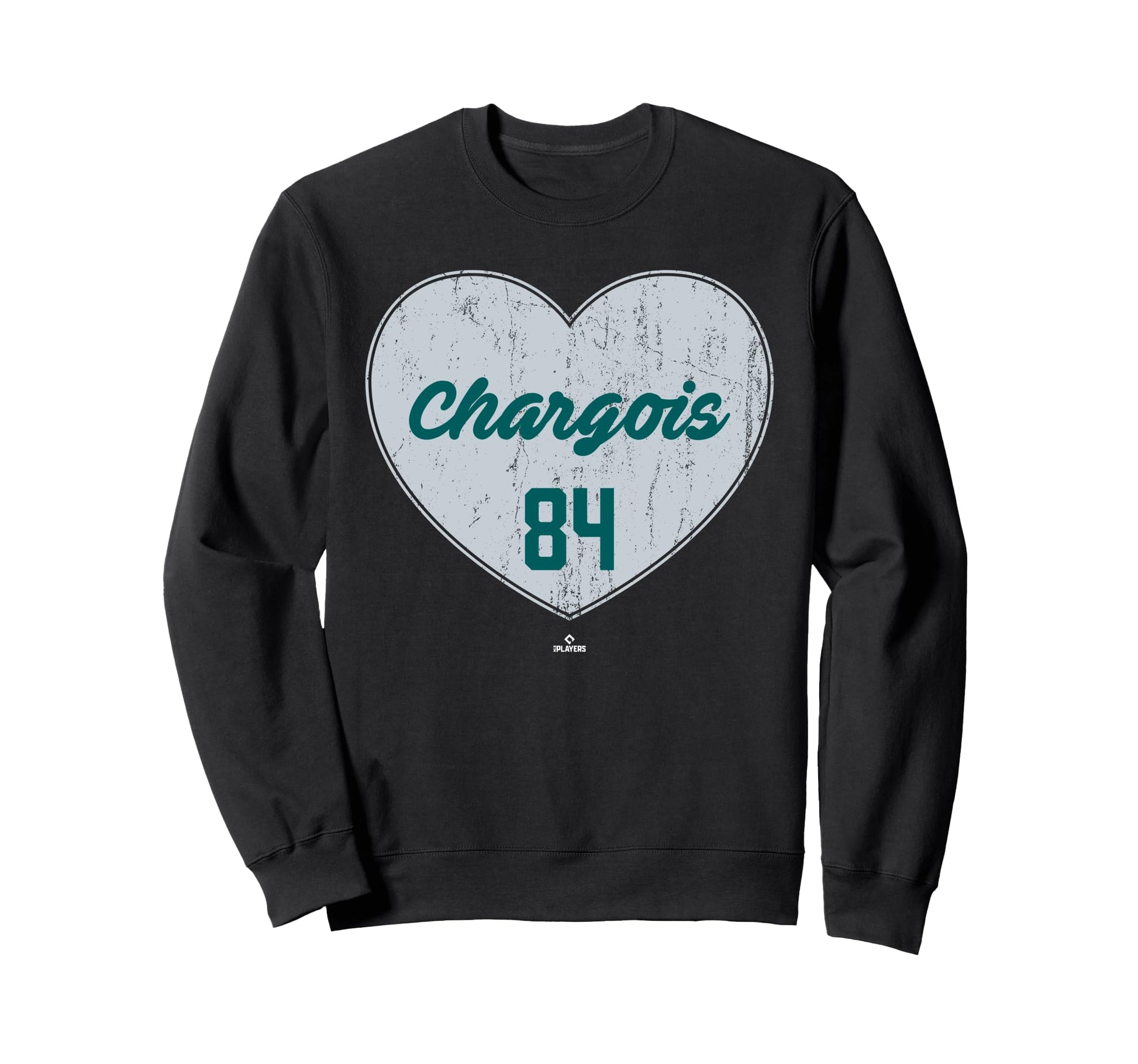 Distressed Heart Jt Chargois Sweatshirt - Minimalist Print for Adults - T-Shirt, Sweatshirt, Hoodie
