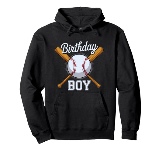 Baseball Birthday Nine 9 Years Old Ninth Hoodie - Trendy Graphic Unisex - T-Shirt, Sweatshirt, Hoodie