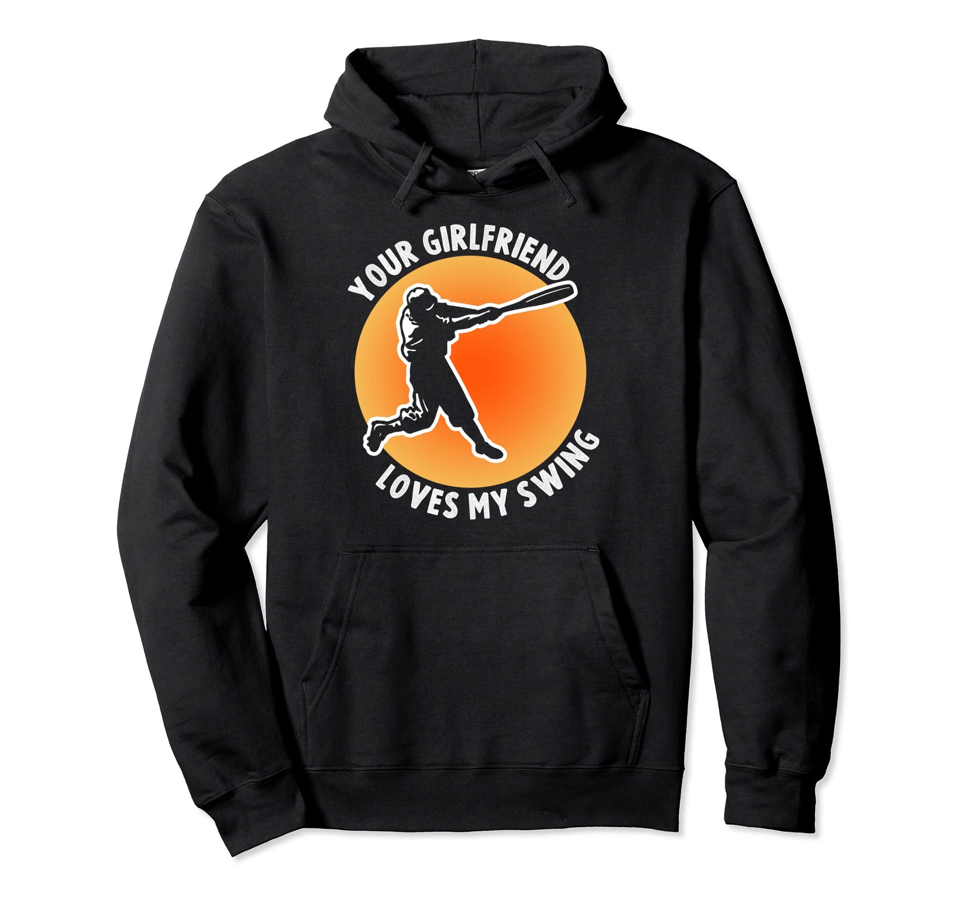 Baseball Player College High School Hoodie - Fun Novelty Design Men Women - T-Shirt, Sweatshirt, Hoodie