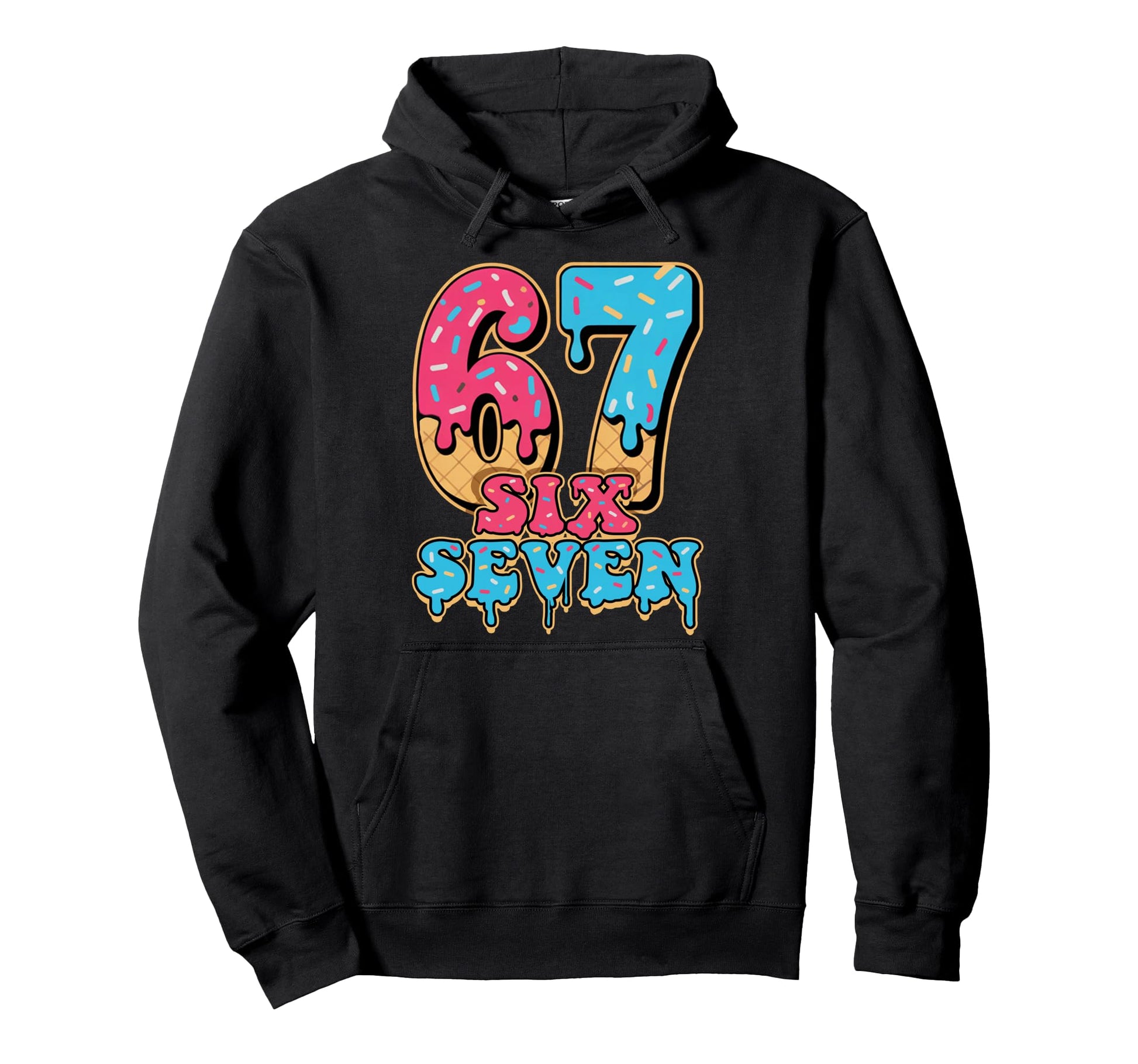 Baseball Drip Number 67 Player Or 67Th Hoodie - Graphic Print for Adults - T-Shirt, Sweatshirt, Hoodie
