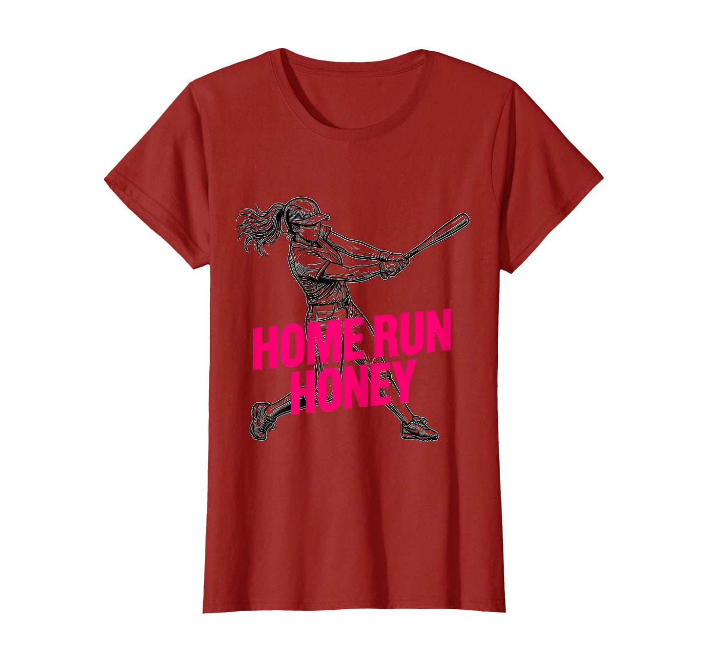 Home Run Honey Baseball T-Shirt - Novelty Apparel for Adults - T-Shirt, Sweatshirt, Hoodie