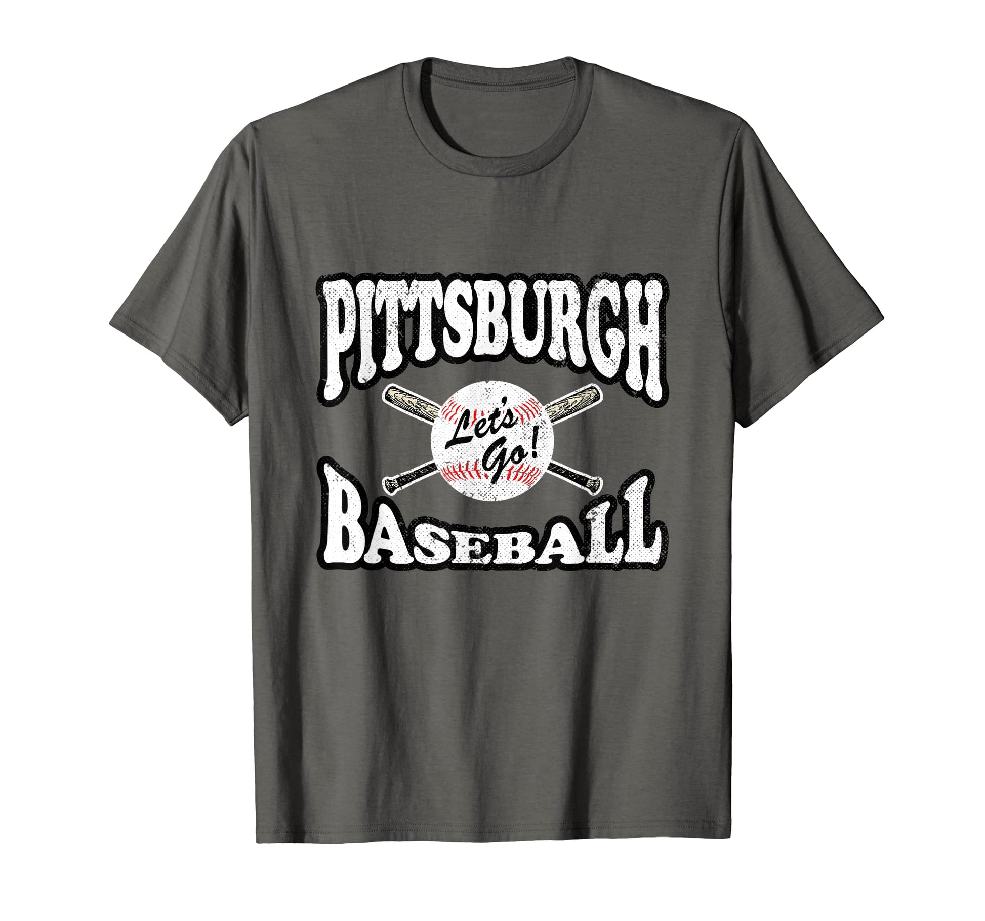 Pittsburgh Baseball Distressed T-Shirt - Unique Graphic Unisex - T-Shirt, Sweatshirt, Hoodie