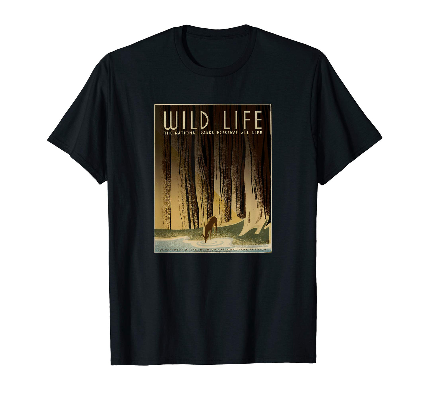 Wild Life National Parks Preserve T-Shirt - Casual Everyday Wear Unisex - T-Shirt, Sweatshirt, Hoodie