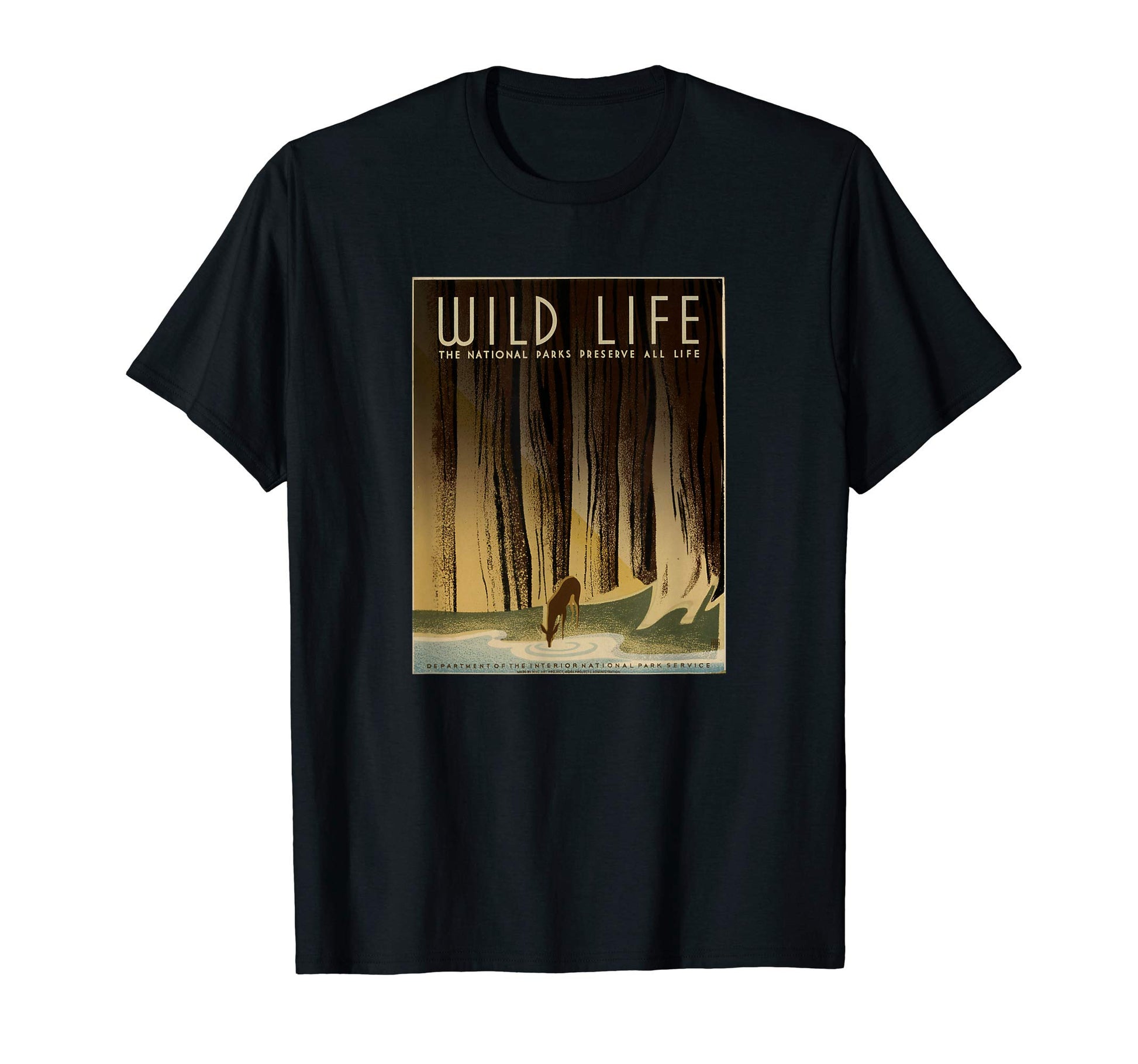 Wild Life National Parks Preserve T-Shirt - Casual Everyday Wear Unisex - T-Shirt, Sweatshirt, Hoodie