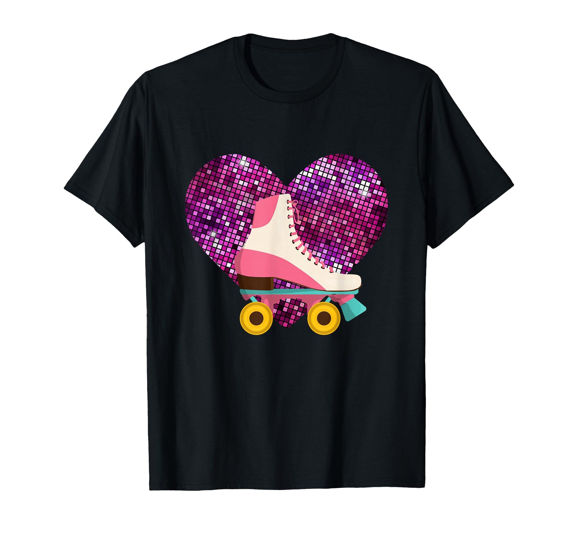Roller Skating Skate 1970S Disco T-Shirt - Minimalist Print for Adults - T-Shirt, Sweatshirt, Hoodie