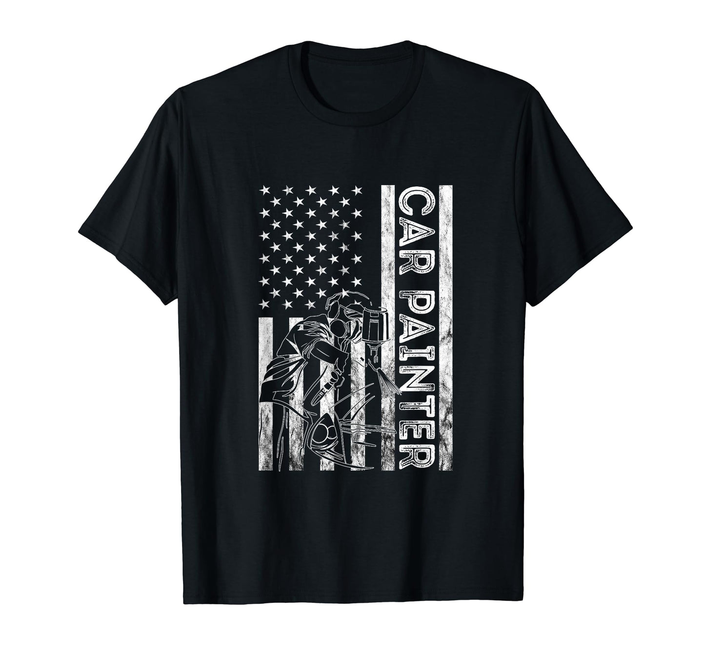 Auto Body Painter America Autobody T-Shirt - Minimalist Print Men Women - T-Shirt, Sweatshirt, Hoodie