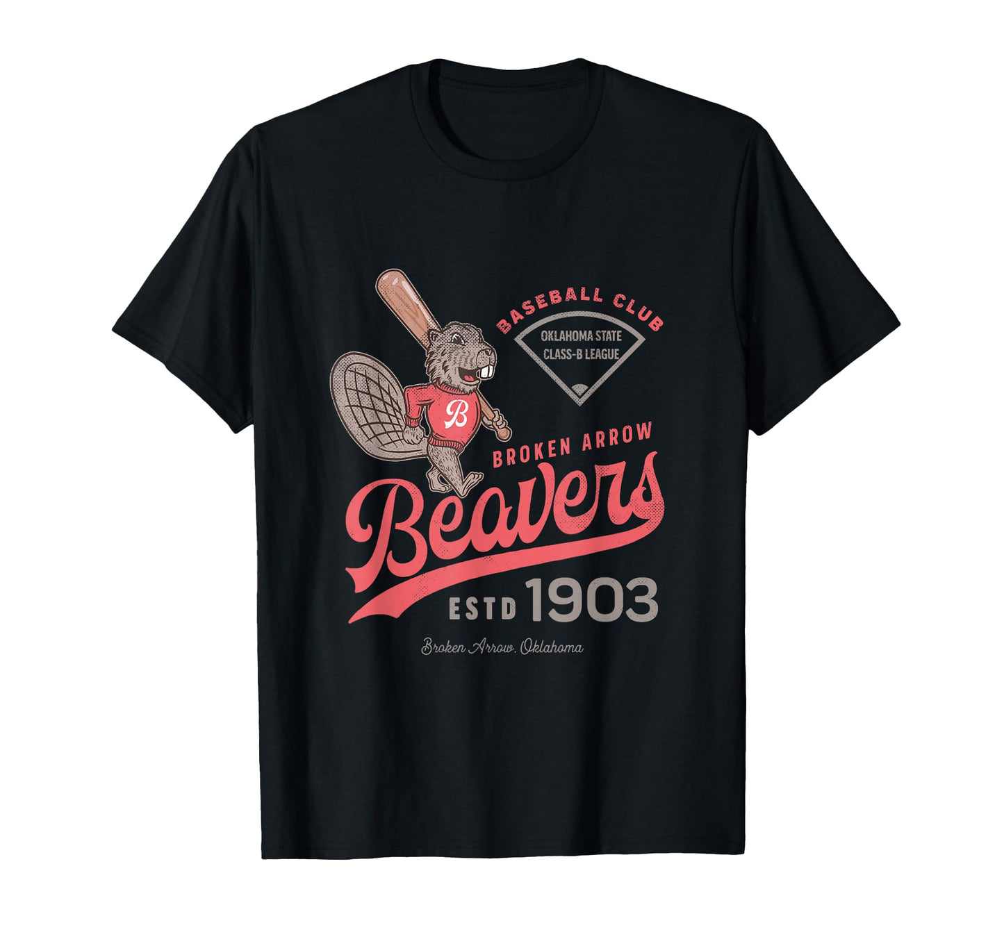 Broken Arrow Beavers Minor League T-Shirt - Aesthetic Graphic for Adults - T-Shirt, Sweatshirt, Hoodie