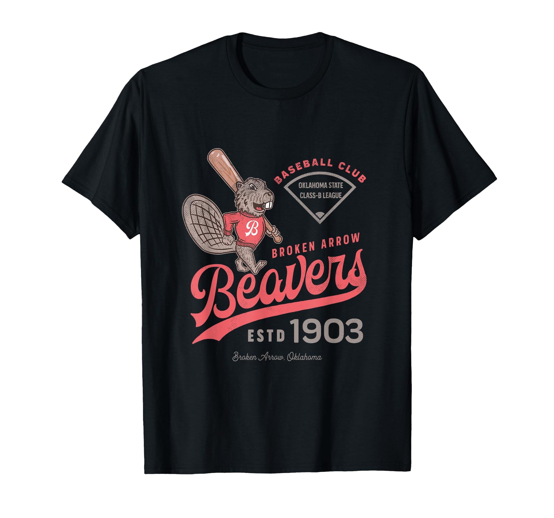Broken Arrow Beavers Minor League T-Shirt - Aesthetic Graphic for Adults - T-Shirt, Sweatshirt, Hoodie