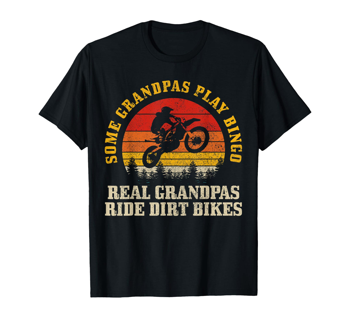 Dirt Bike Grandpa Motocross Mx T-Shirt - Minimalist Print Unisex - T-Shirt, Sweatshirt, Hoodie