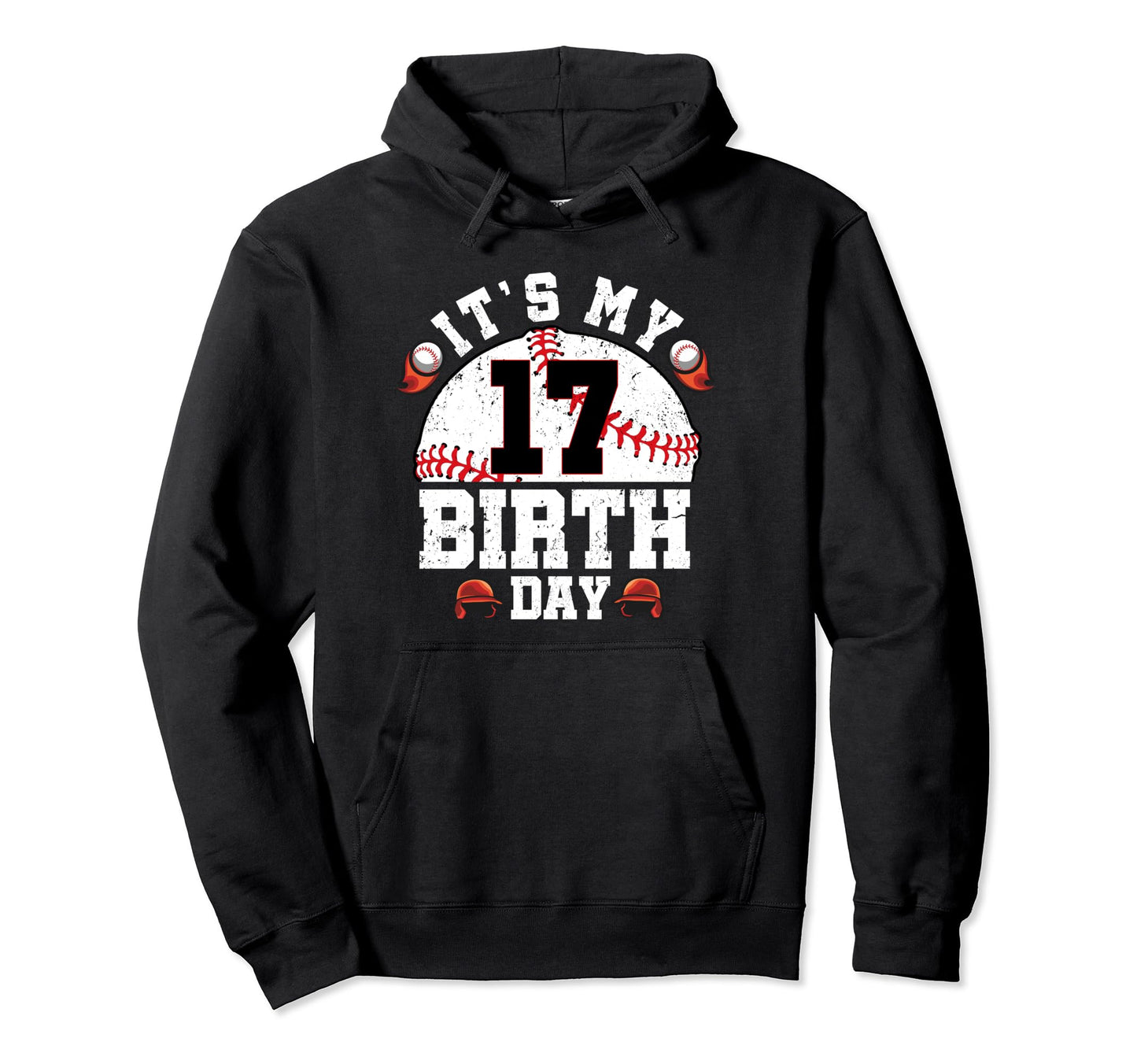 Its My 17Th Birthday 17 Year Old 17Th Hoodie - Custom Art Print Men Women - T-Shirt, Sweatshirt, Hoodie