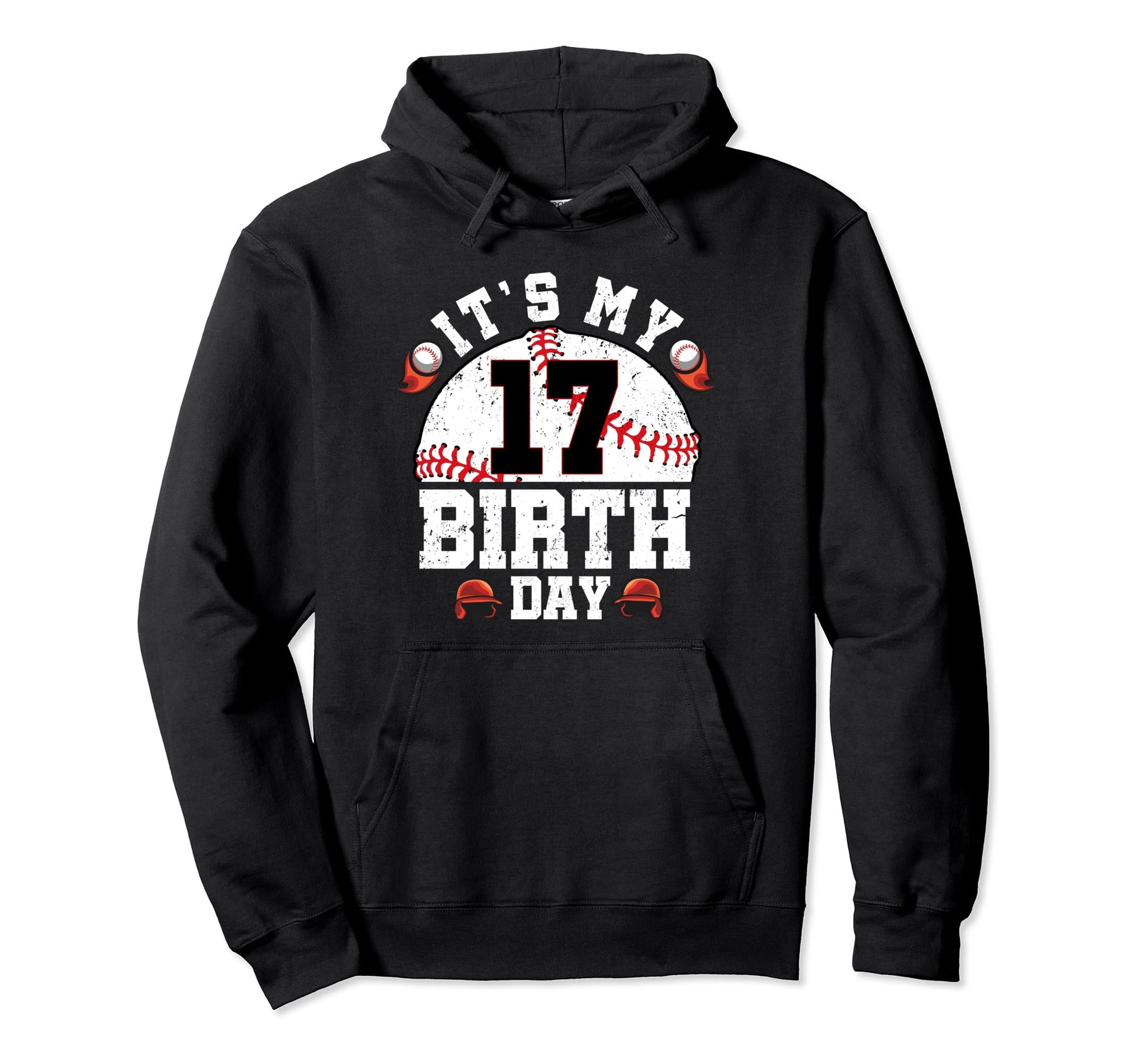Its My 17Th Birthday 17 Year Old 17Th Hoodie - Custom Art Print Men Women - T-Shirt, Sweatshirt, Hoodie