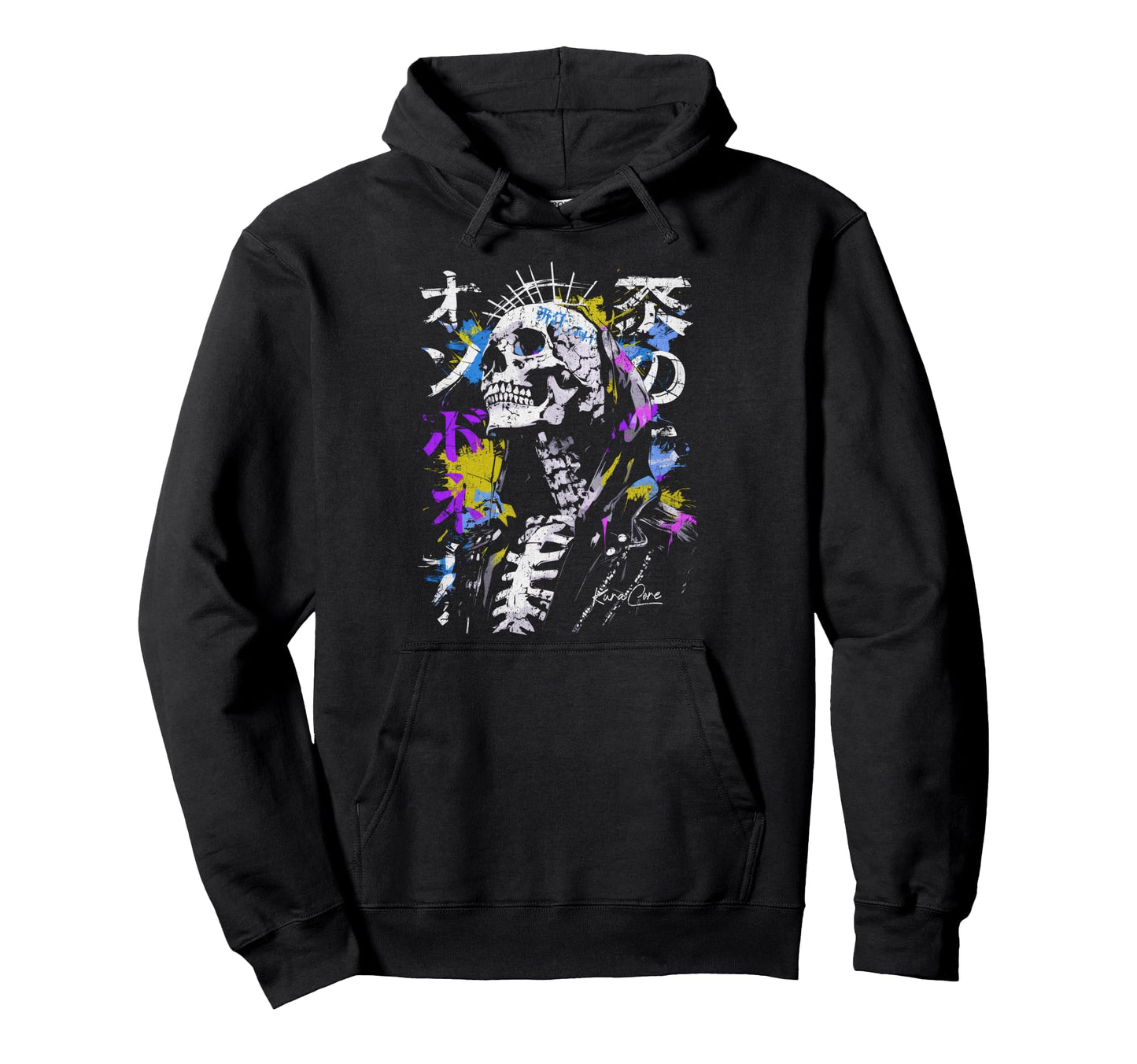 Japanese Streetwear Cyberpunk Y2K Hoodie - Fun Novelty Design Unisex - T-Shirt, Sweatshirt, Hoodie