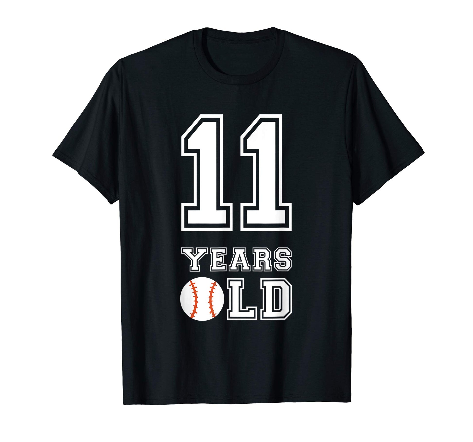 11 Years Old Baseball Birthday T-Shirt - Casual Everyday Wear Men Women - T-Shirt, Sweatshirt, Hoodie