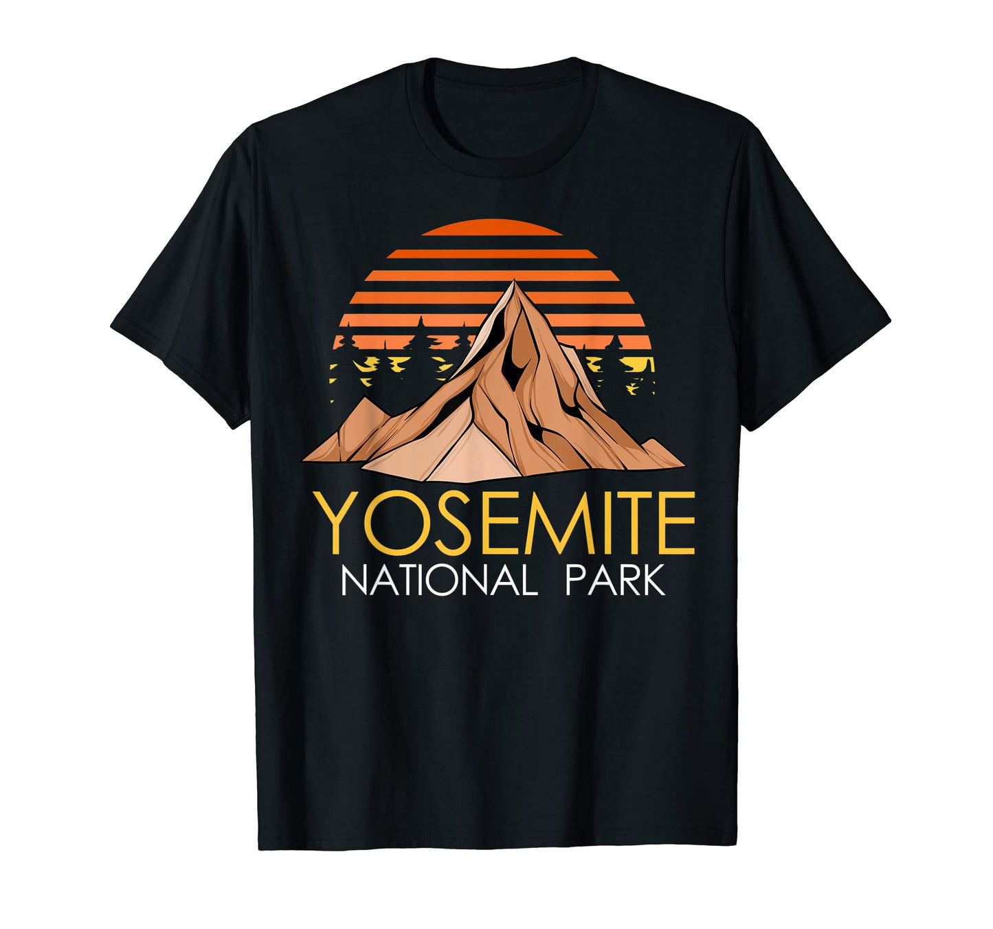 Yosemite National Park Hiking T-Shirt - Graphic Print Unisex - T-Shirt, Sweatshirt, Hoodie