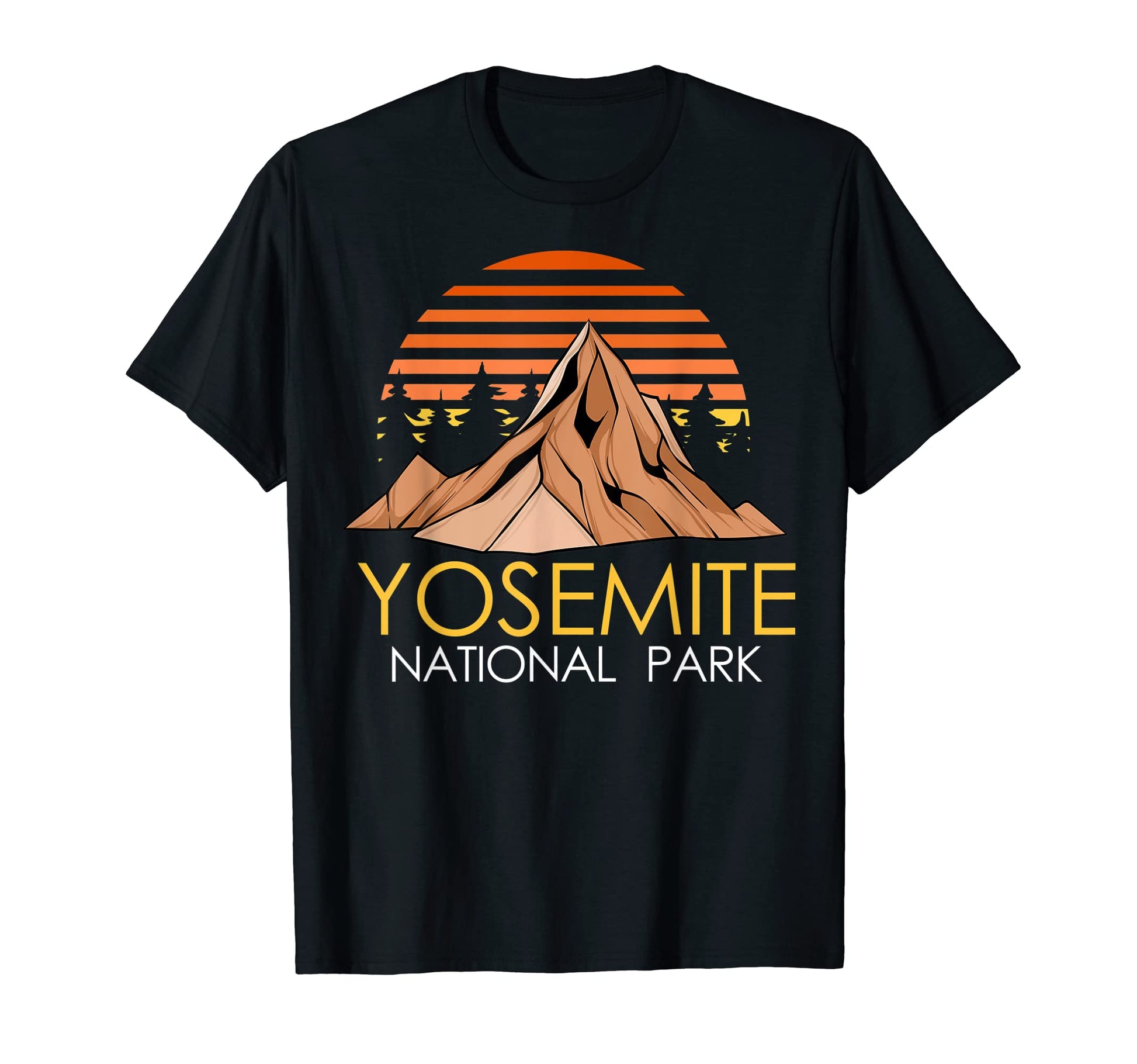 Yosemite National Park Hiking T-Shirt - Graphic Print Unisex - T-Shirt, Sweatshirt, Hoodie