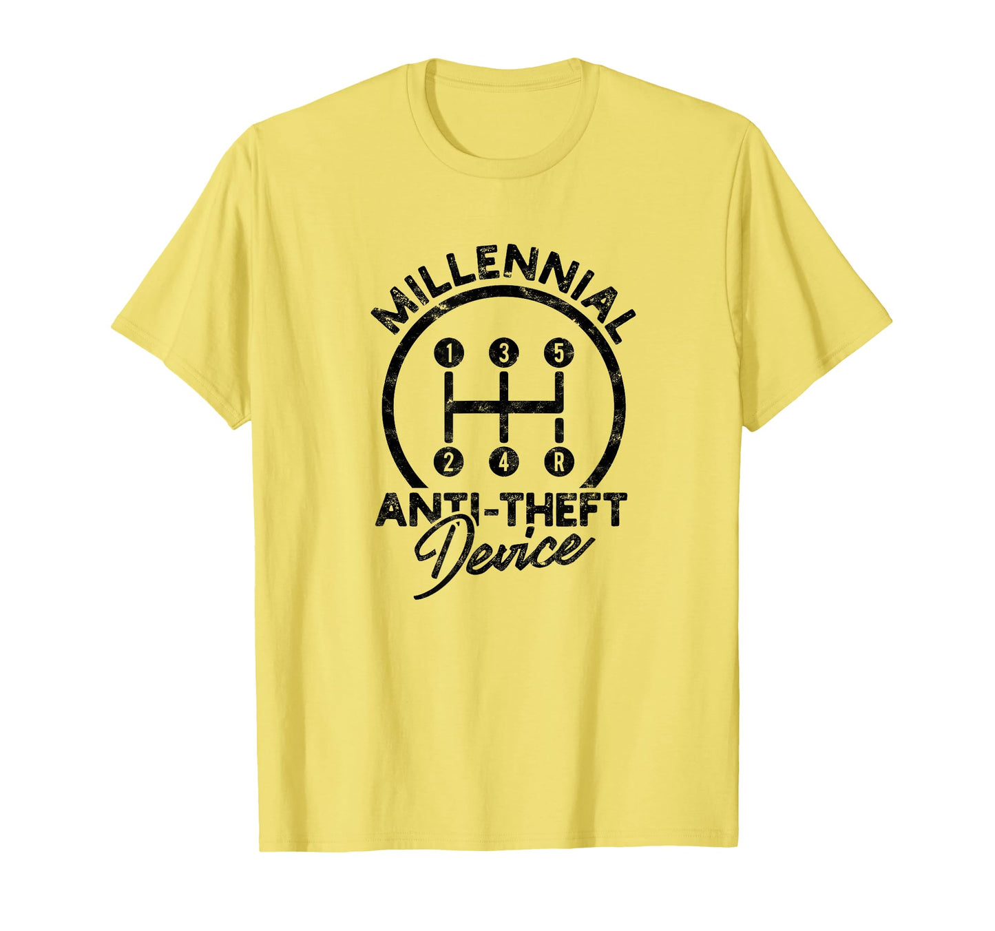 Millennial Anti Theft Device Racing T-Shirt - Unique Graphic for Adults - T-Shirt, Sweatshirt, Hoodie