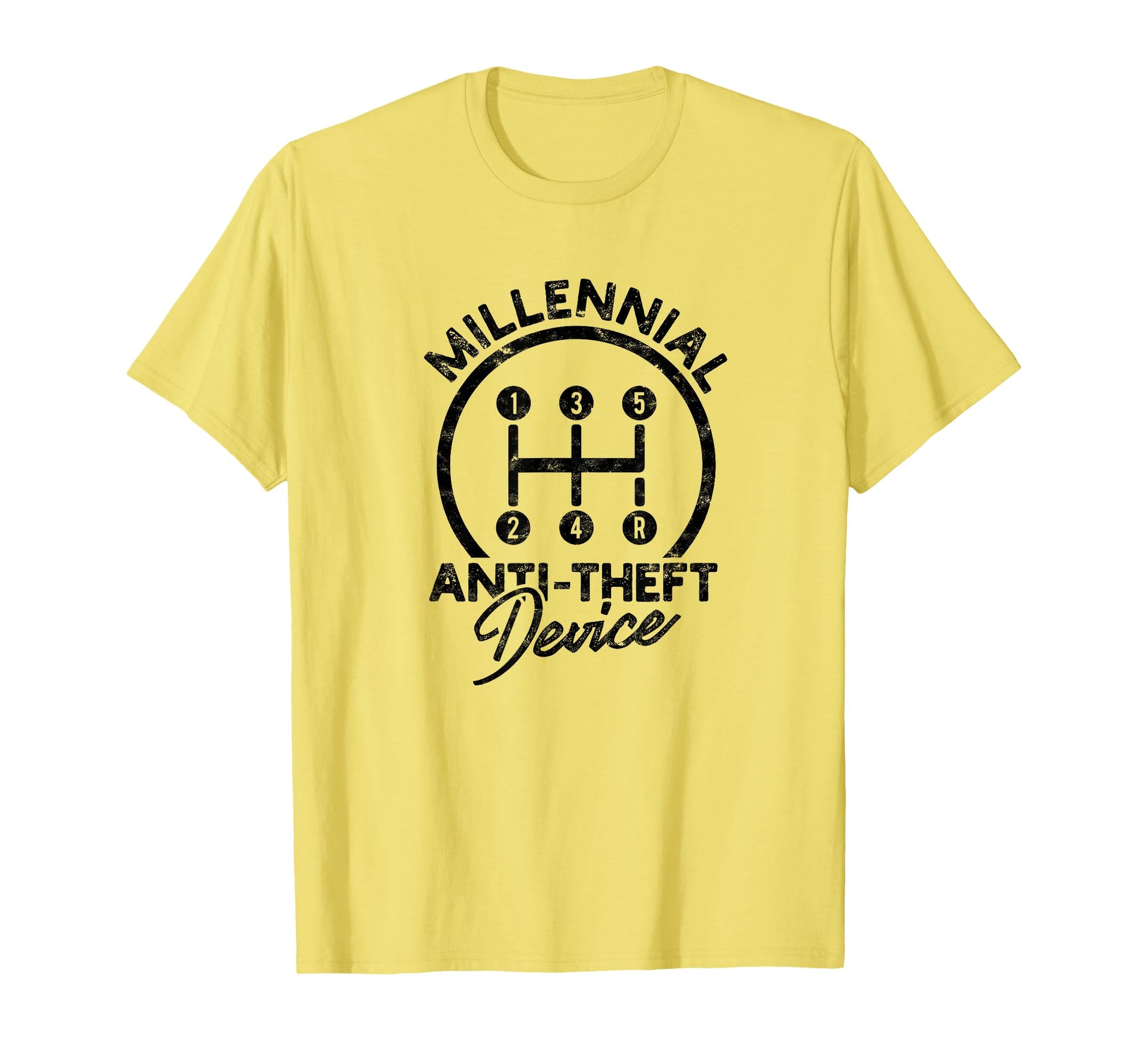 Millennial Anti Theft Device Racing T-Shirt - Unique Graphic for Adults - T-Shirt, Sweatshirt, Hoodie