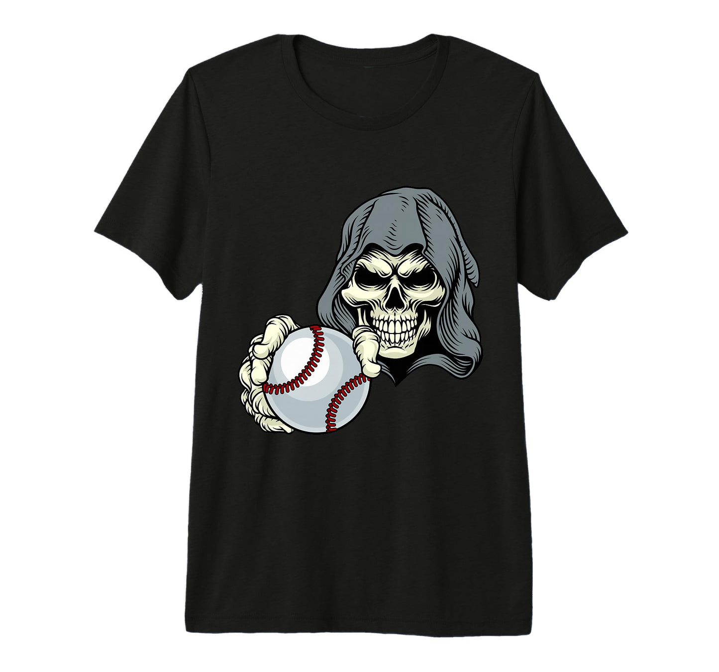 Grim Reaper Death Skeleton Skull T-Shirt - Graphic Print Men Women - T-Shirt, Sweatshirt, Hoodie