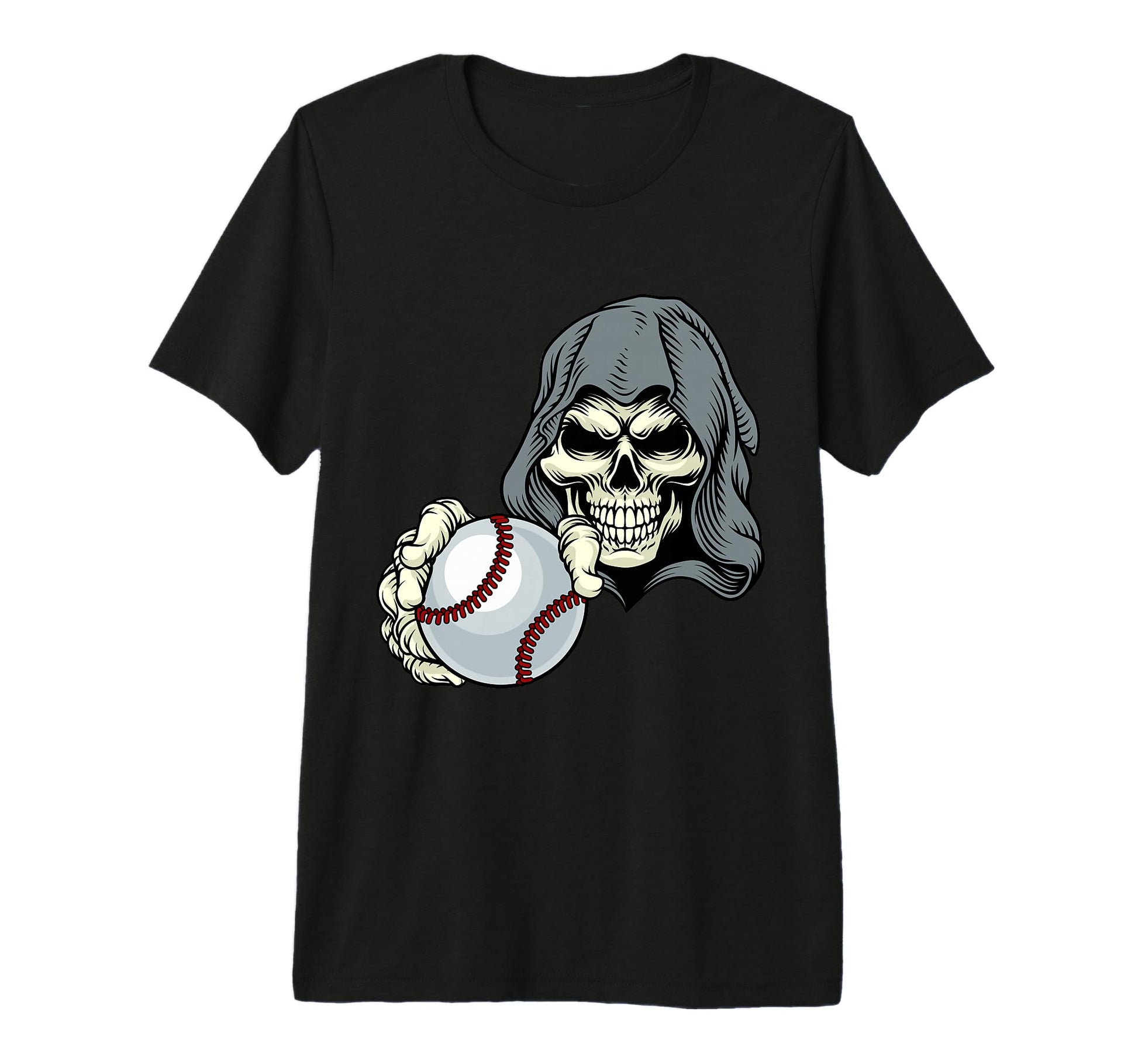 Grim Reaper Death Skeleton Skull T-Shirt - Graphic Print Men Women - T-Shirt, Sweatshirt, Hoodie