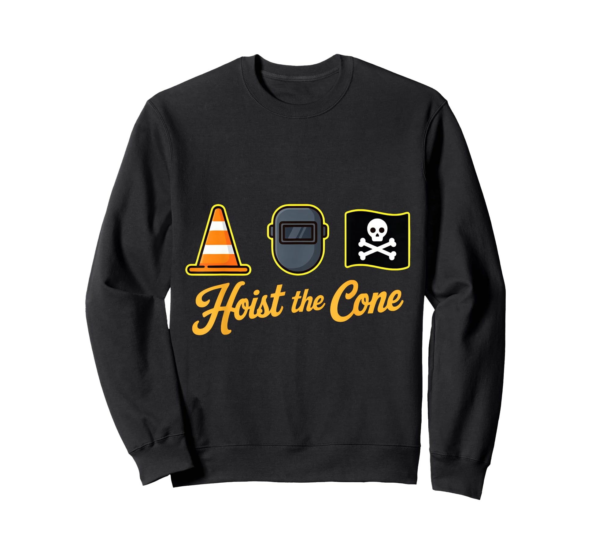 Pirates Hoist Cone Funny Baseball Sweatshirt - Aesthetic Graphic Unisex - T-Shirt, Sweatshirt, Hoodie